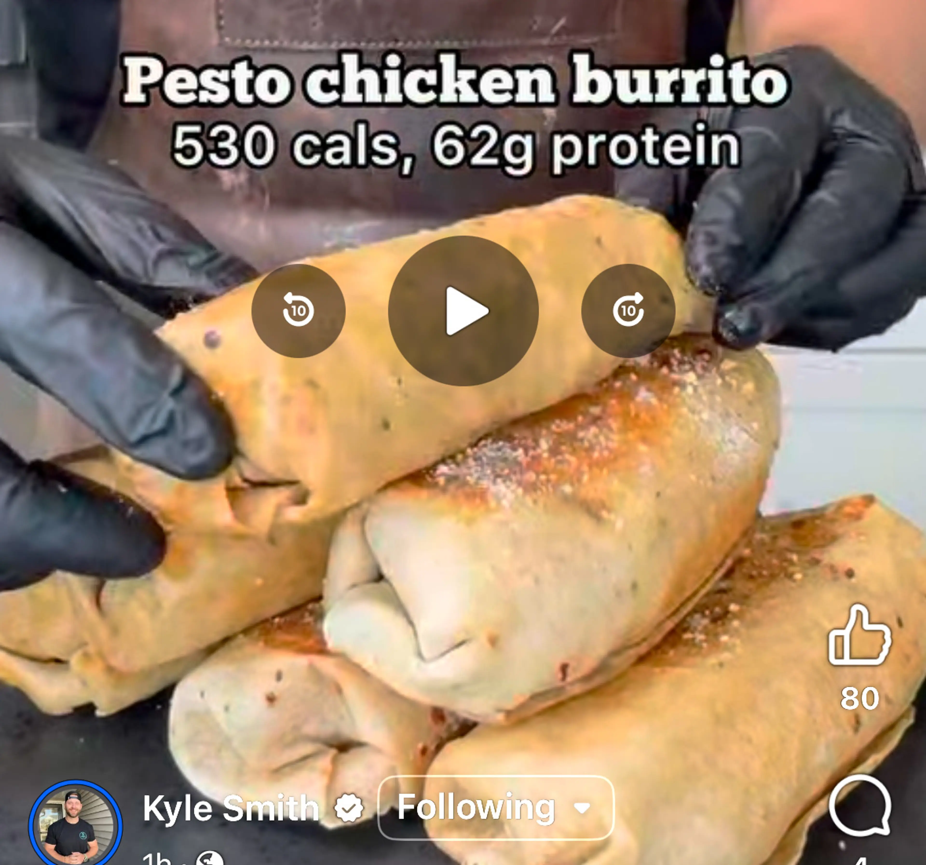 Chicken Pesto Burrito
