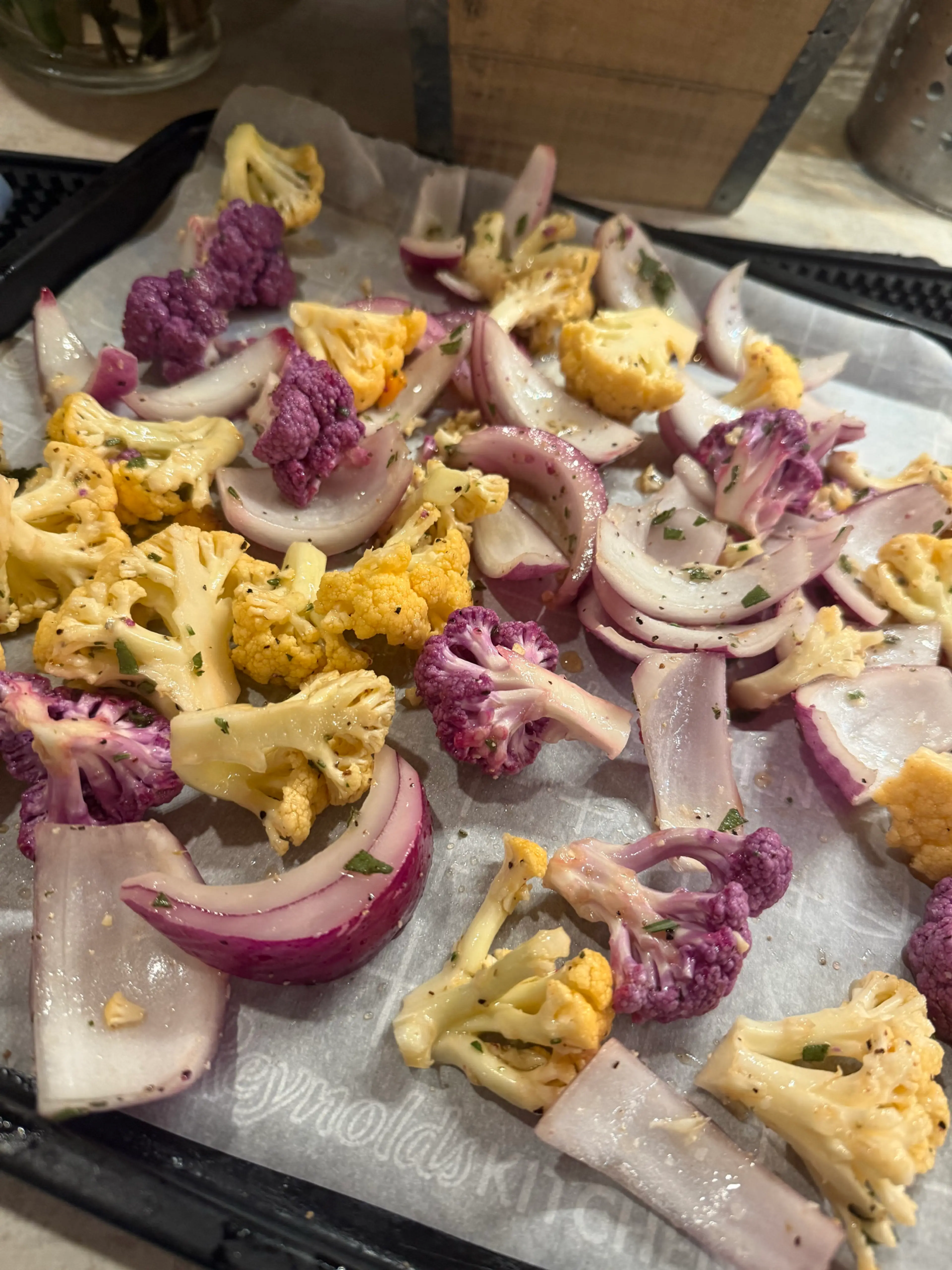 Autumn Harvest Roasted Vegetables w/ Brown Sugar & Hot Honey