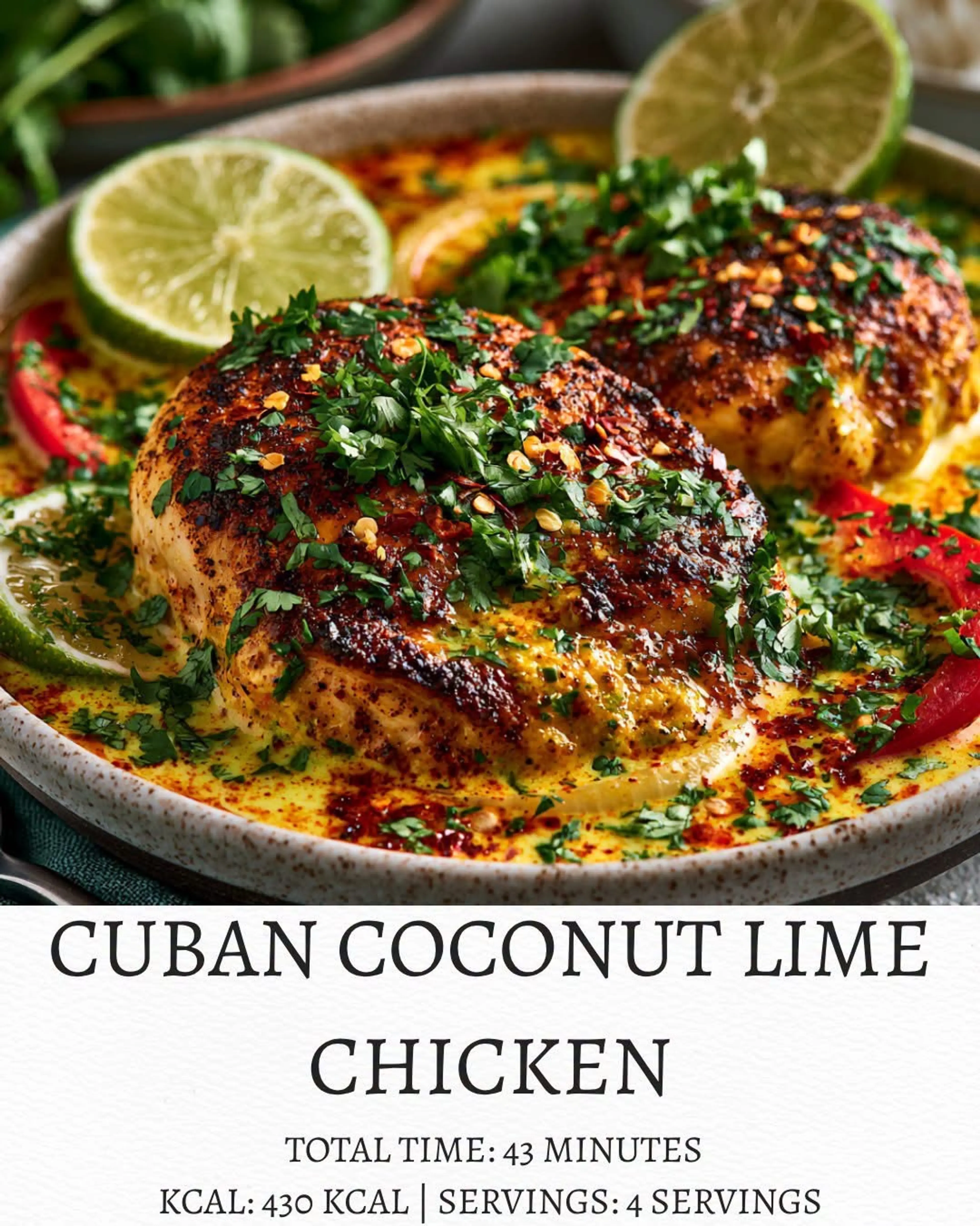 Cuban Coconut Lime Chicken