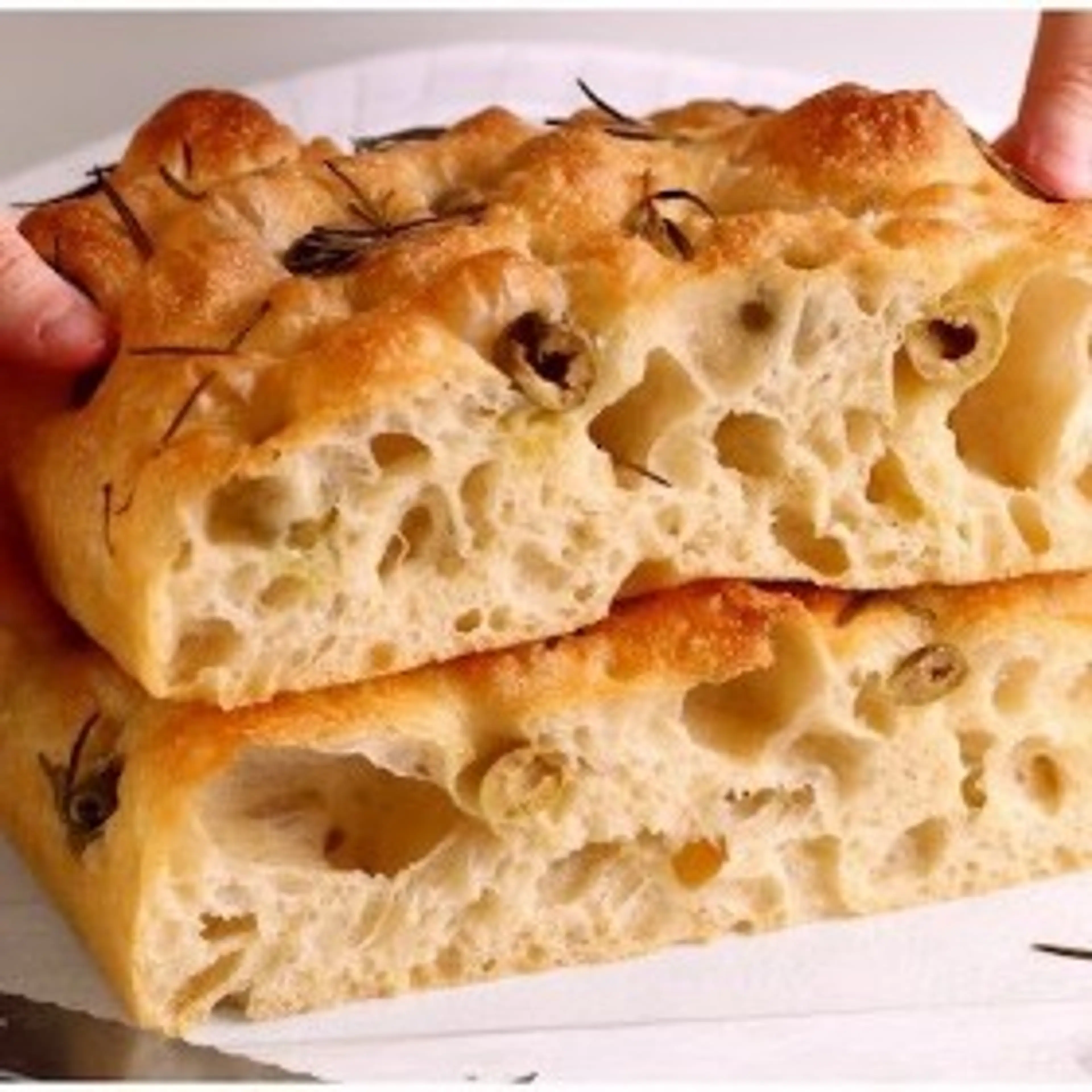 No-Knead Focaccia Bread