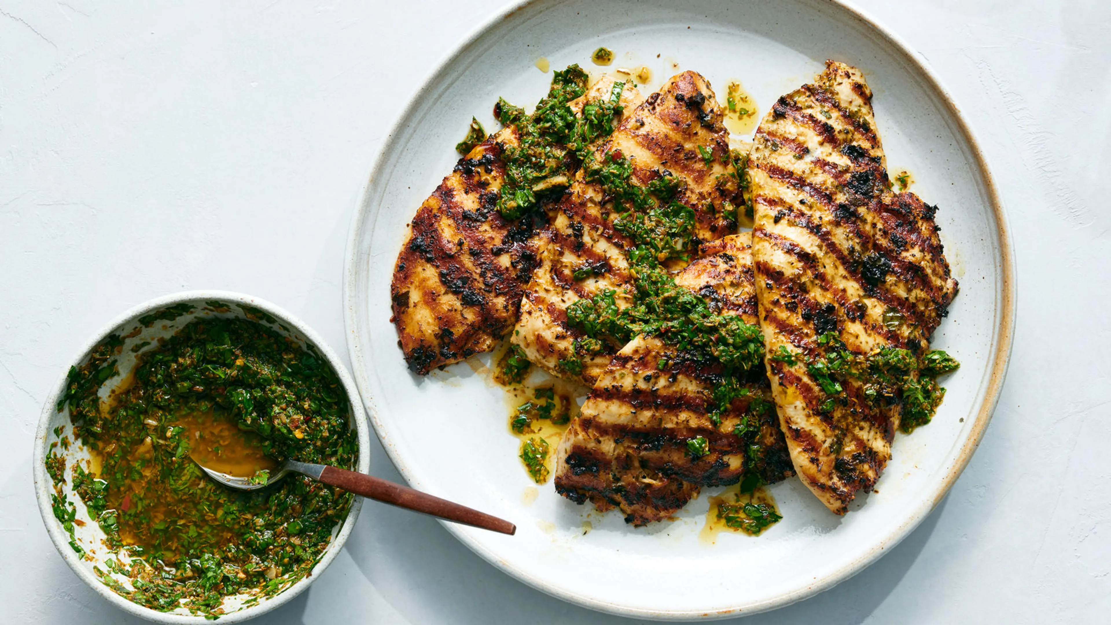 Mayo-Marinated Chicken With Chimichurri