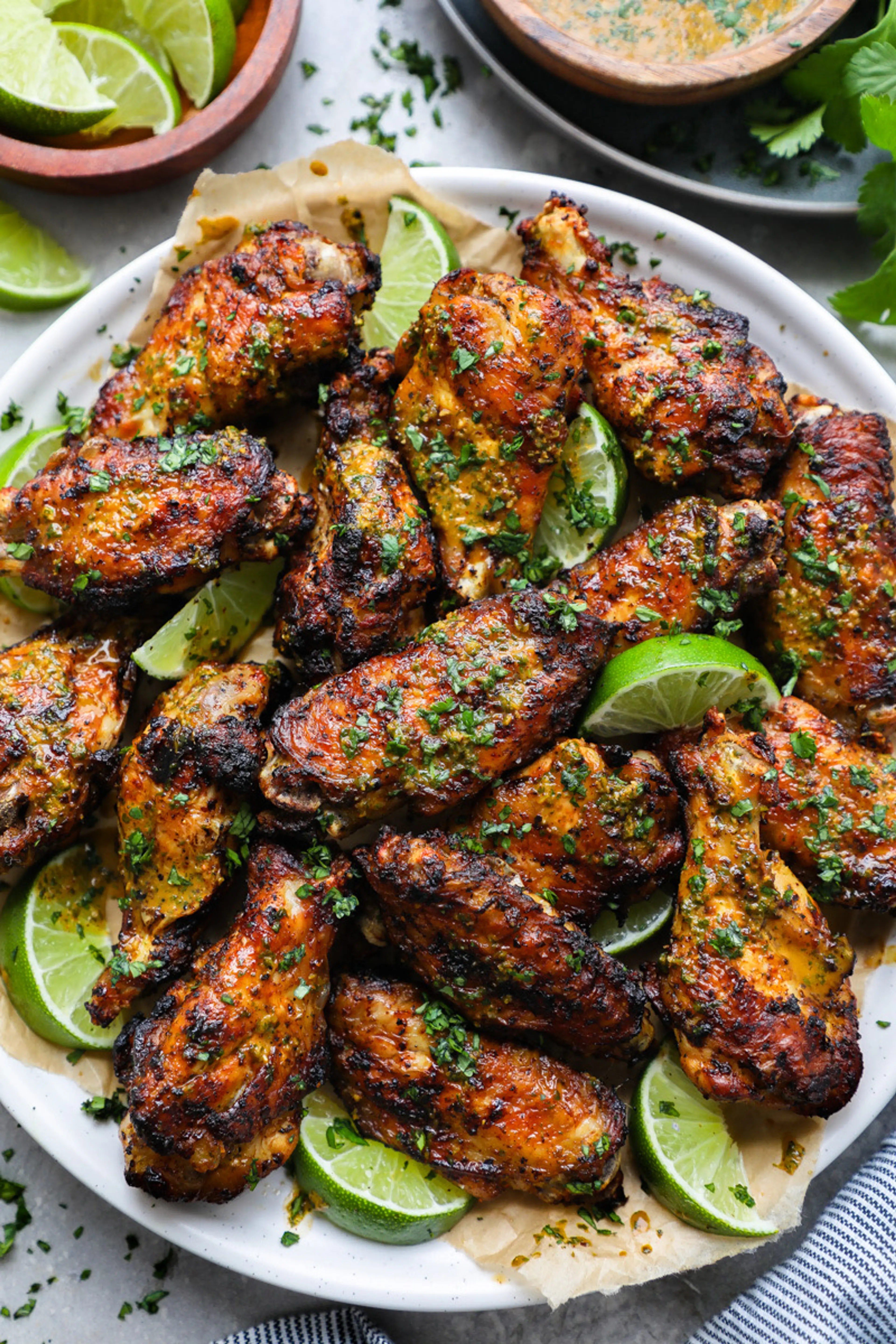 Easy Cilantro Lime Chicken Wings
