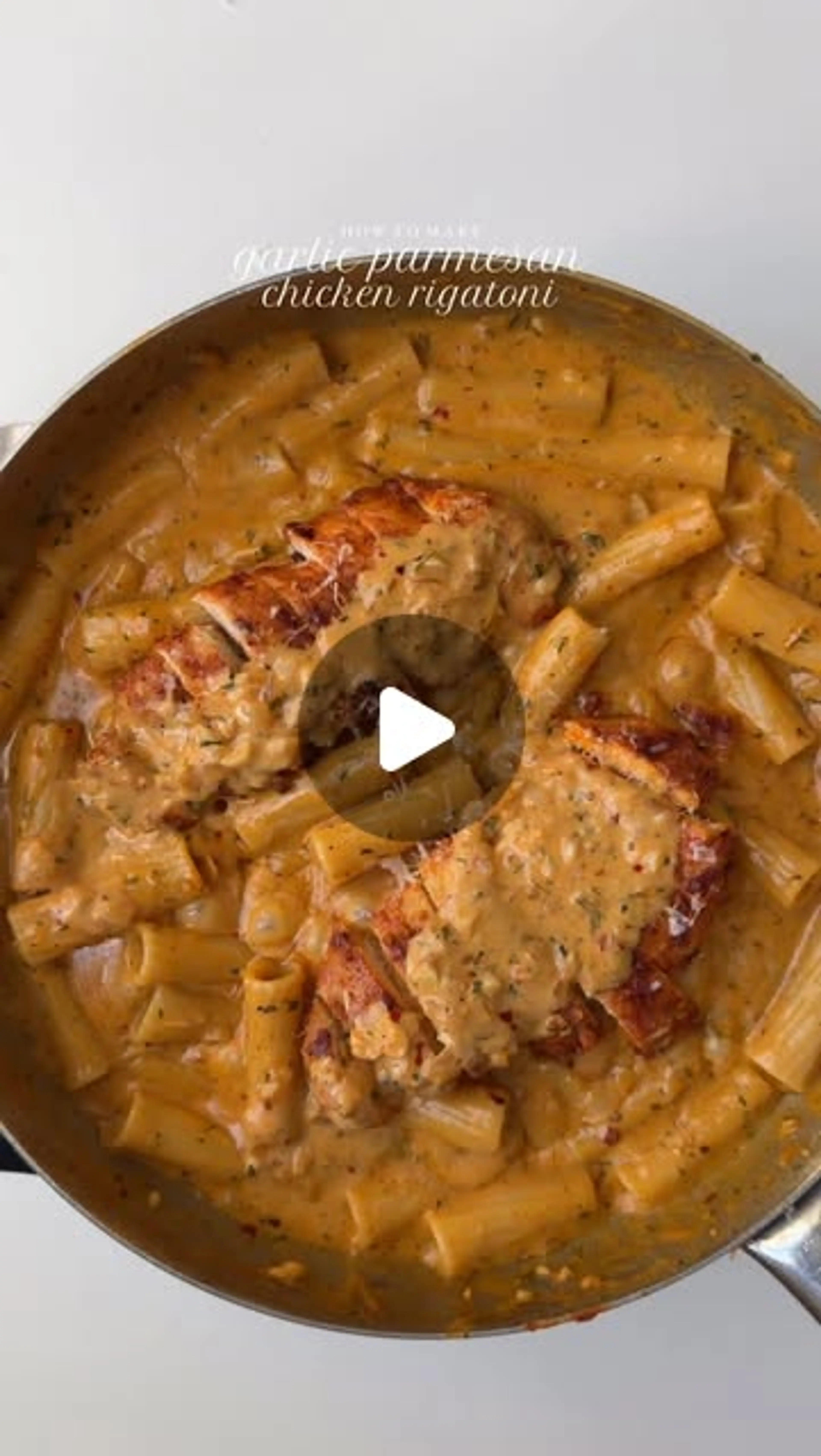 Creamy Garlic Parmesan Chicken Pasta