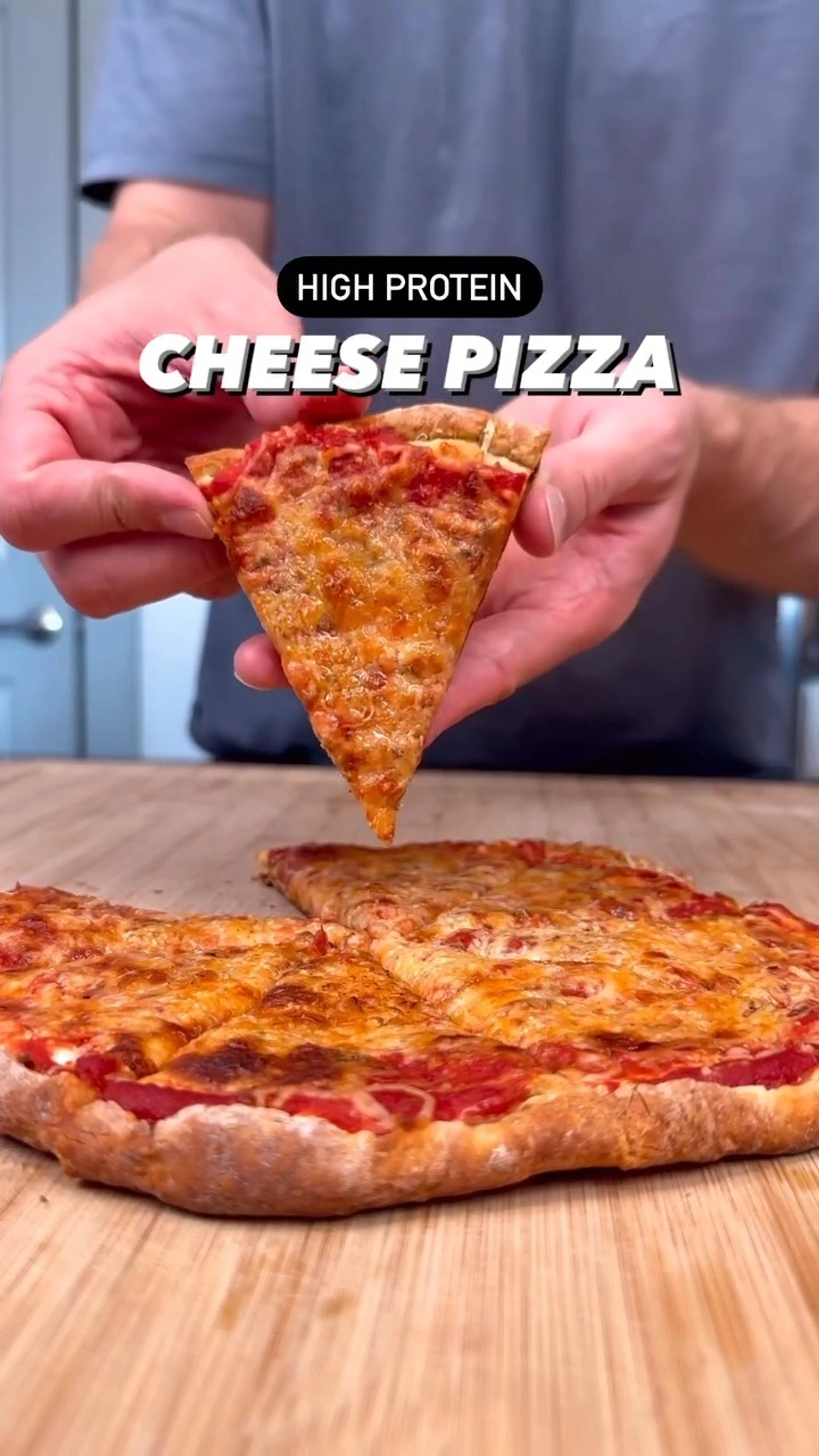 High Protein Cheese Pizza