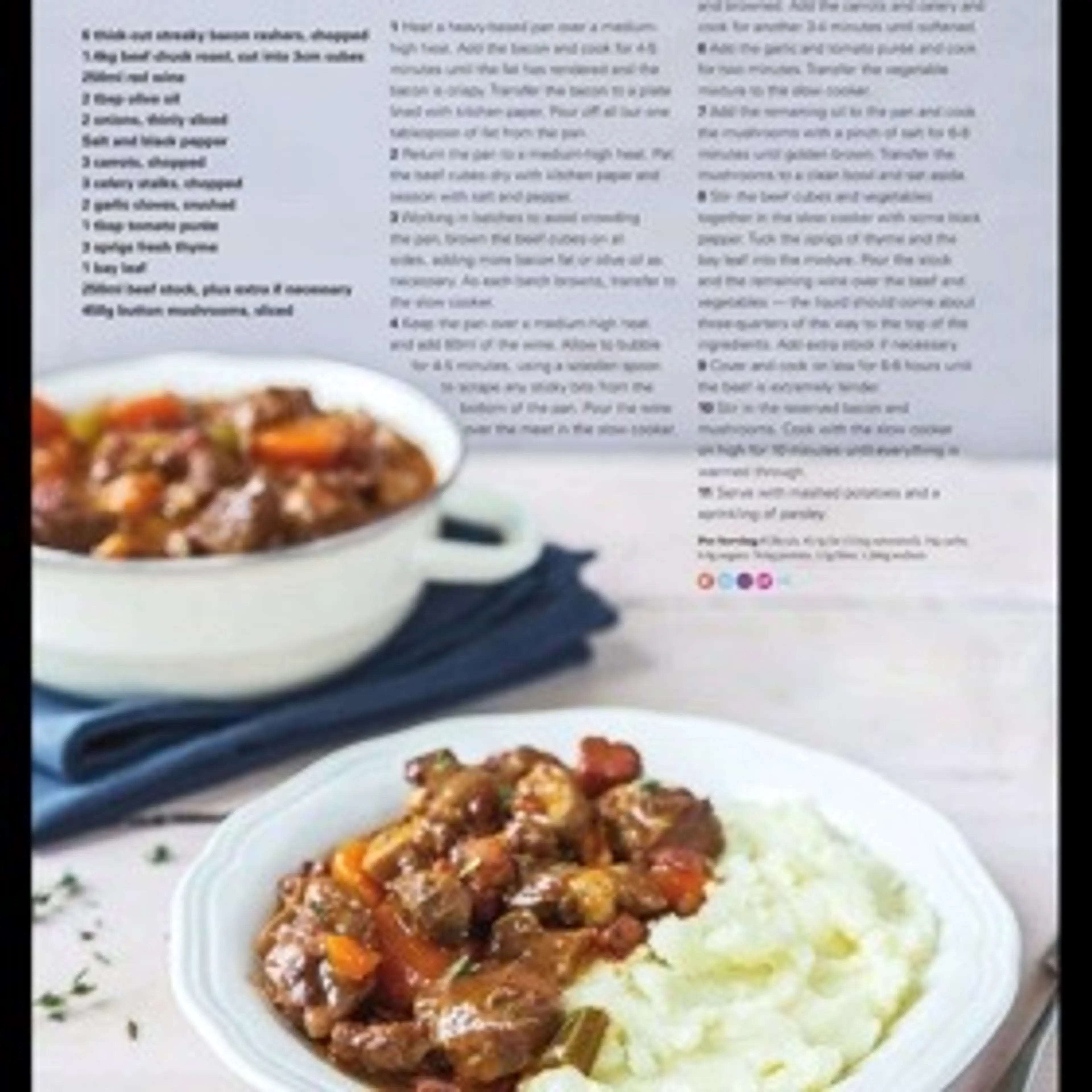 SLOW-COOKER BOEUF BOURGUIGNON