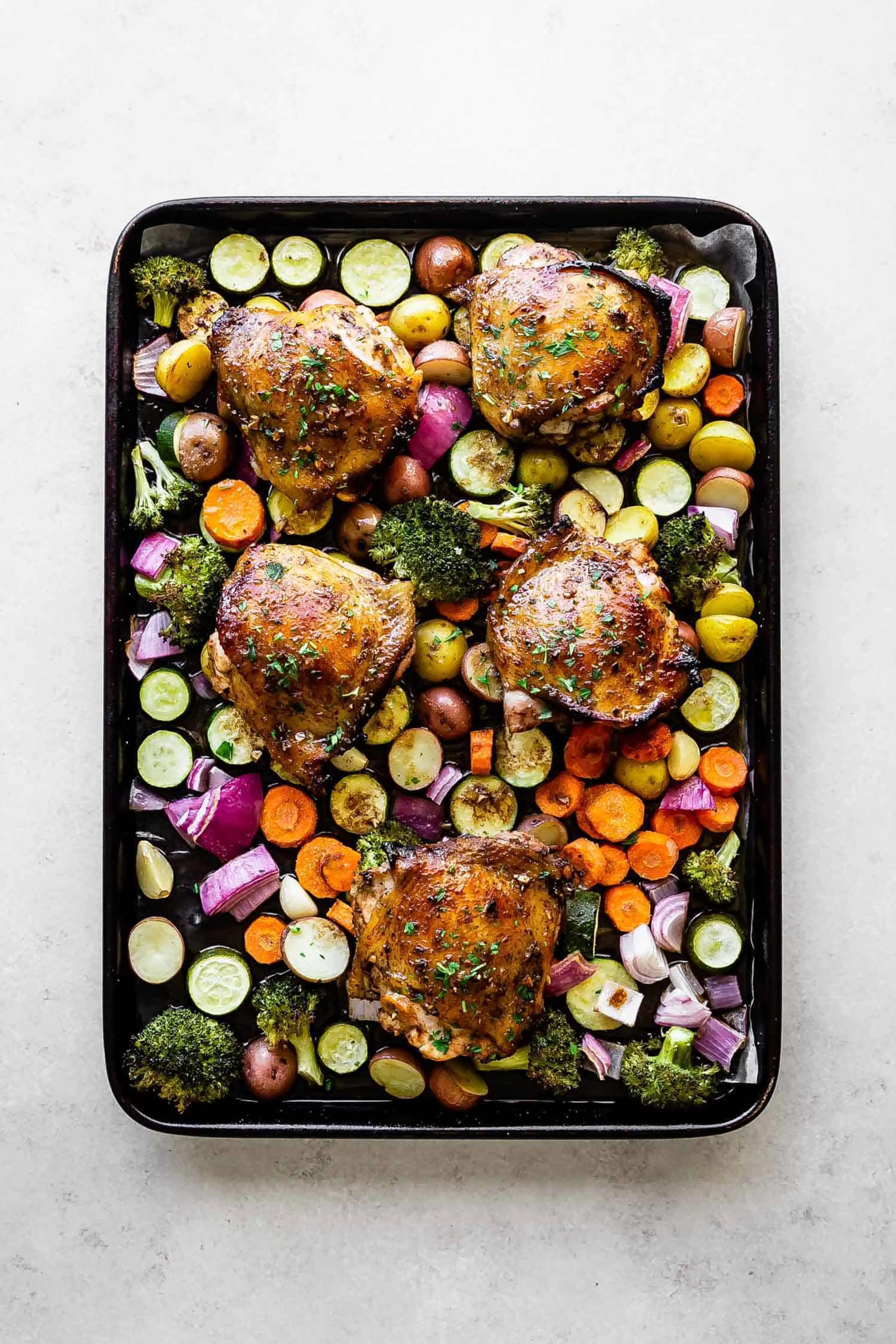 One Pan Honey Balsamic Chicken