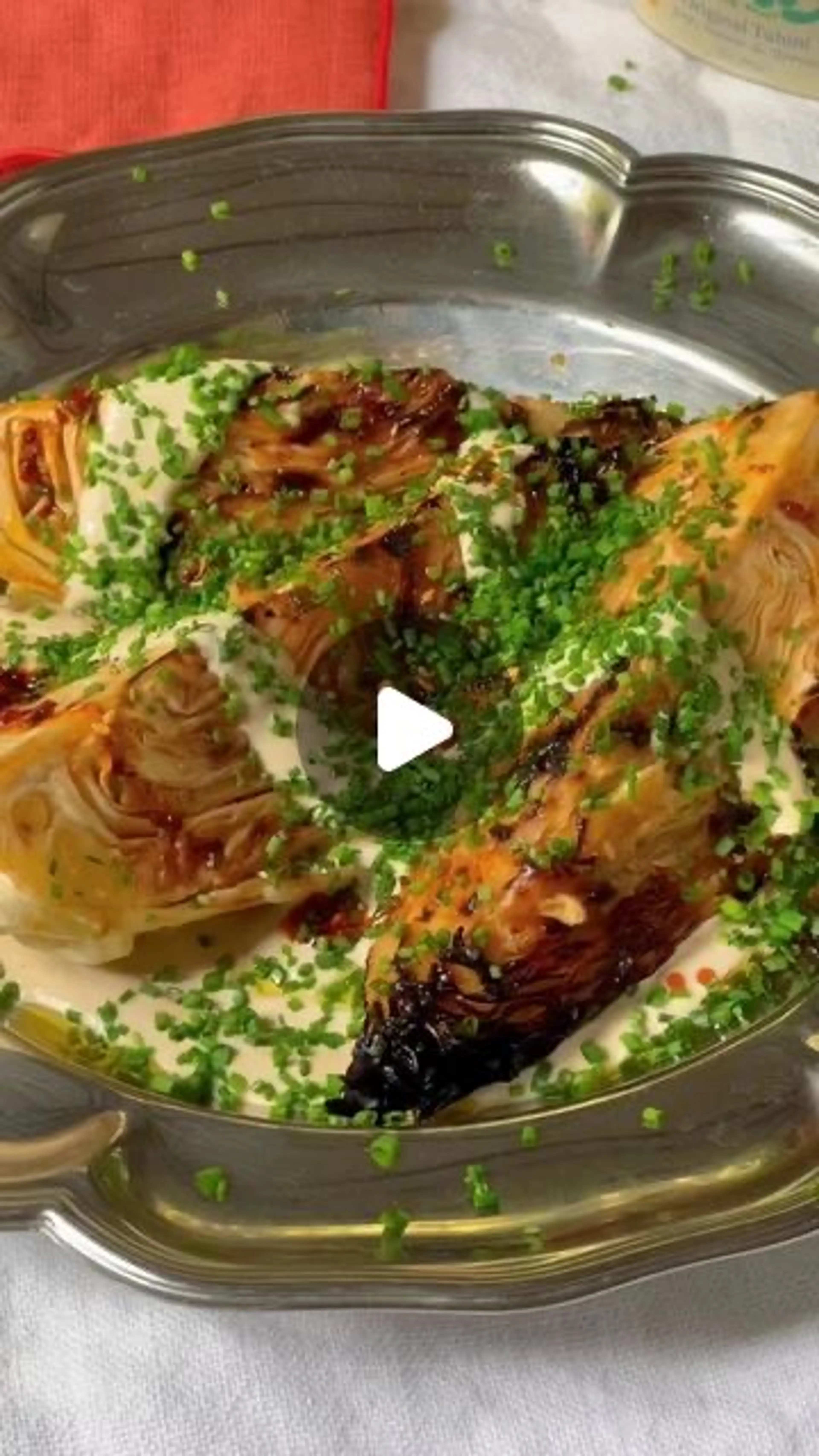 Miso Charred Cabbage