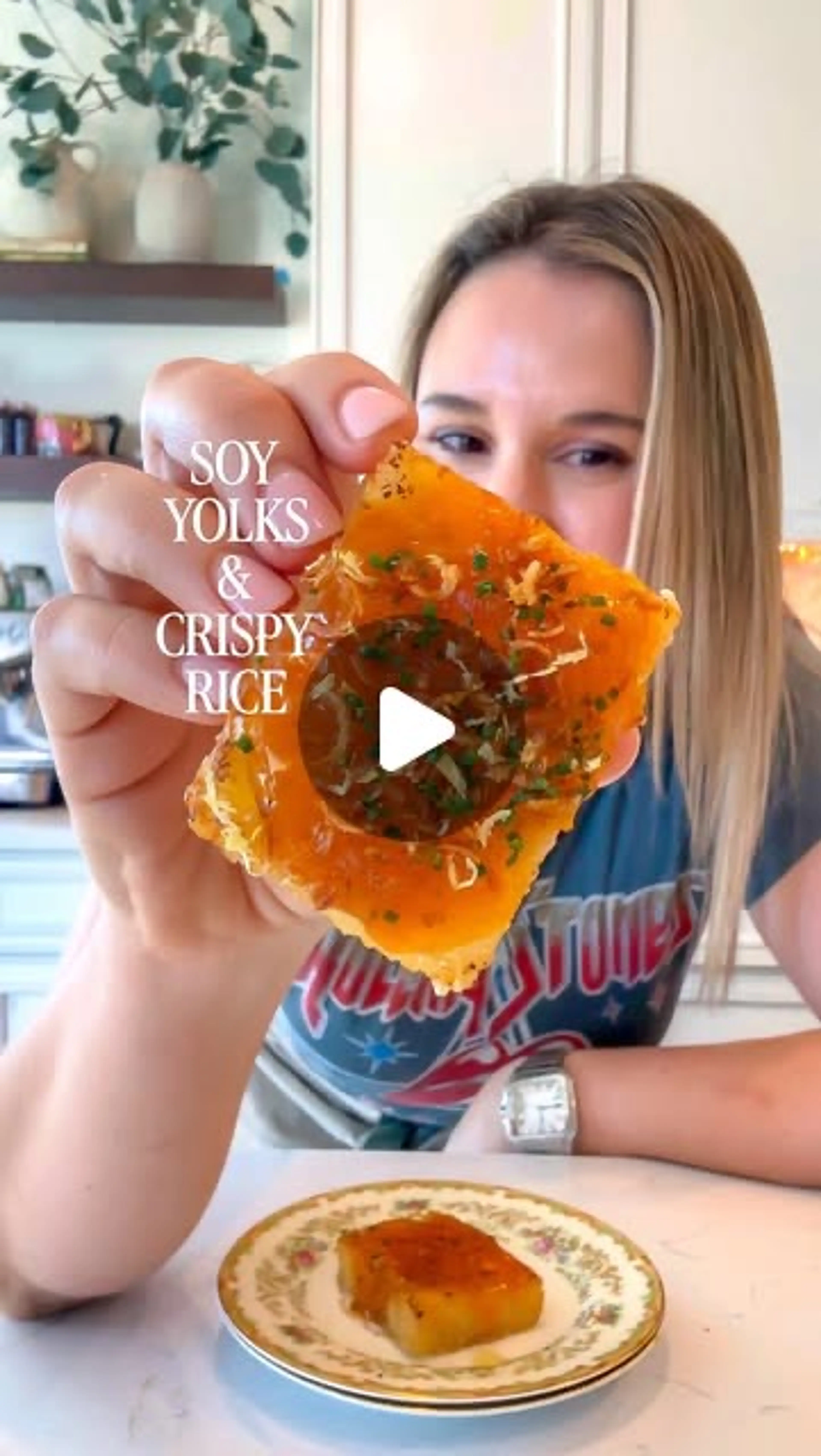 Tamari Cured & Confit Yolks Over Crispy Rice