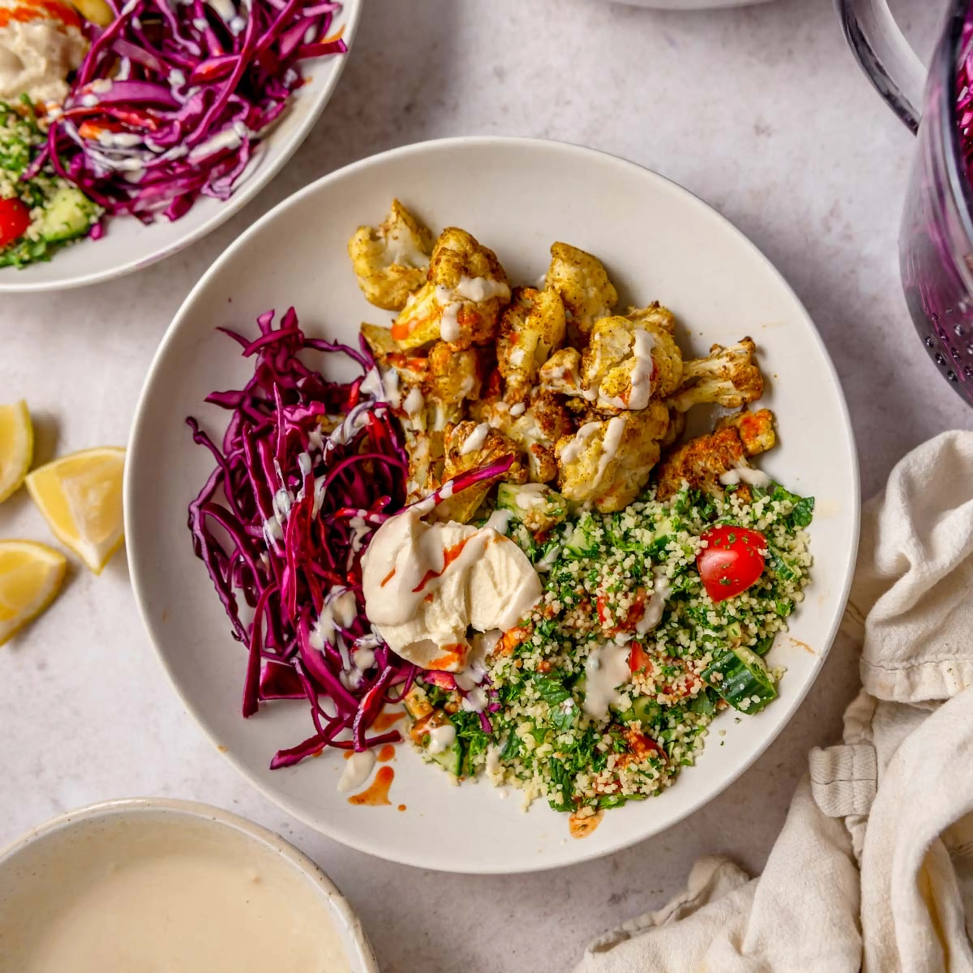 Cauliflower Shawarma Bowls