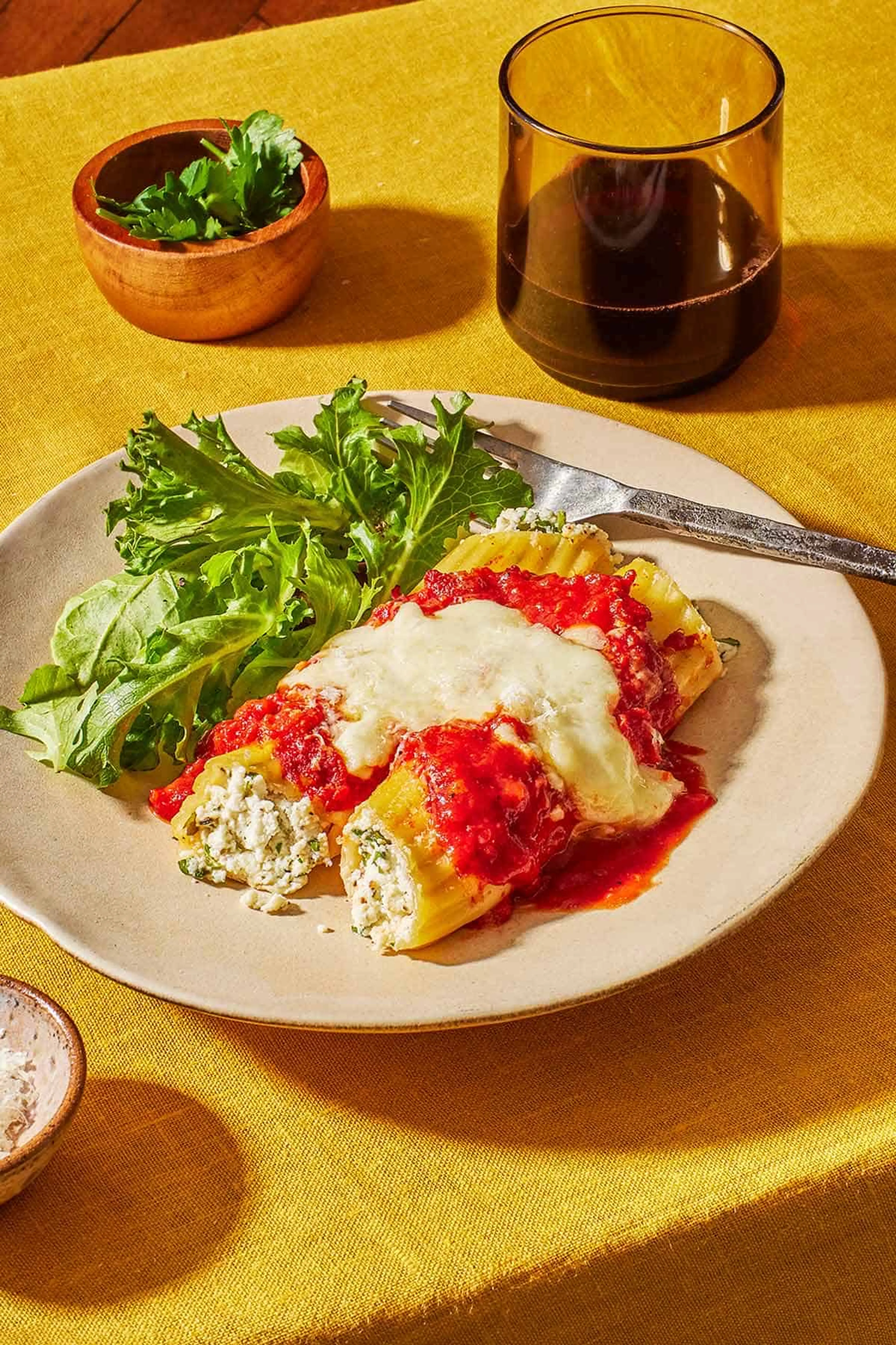 Manicotti (3-Cheese Stuffed Pasta)