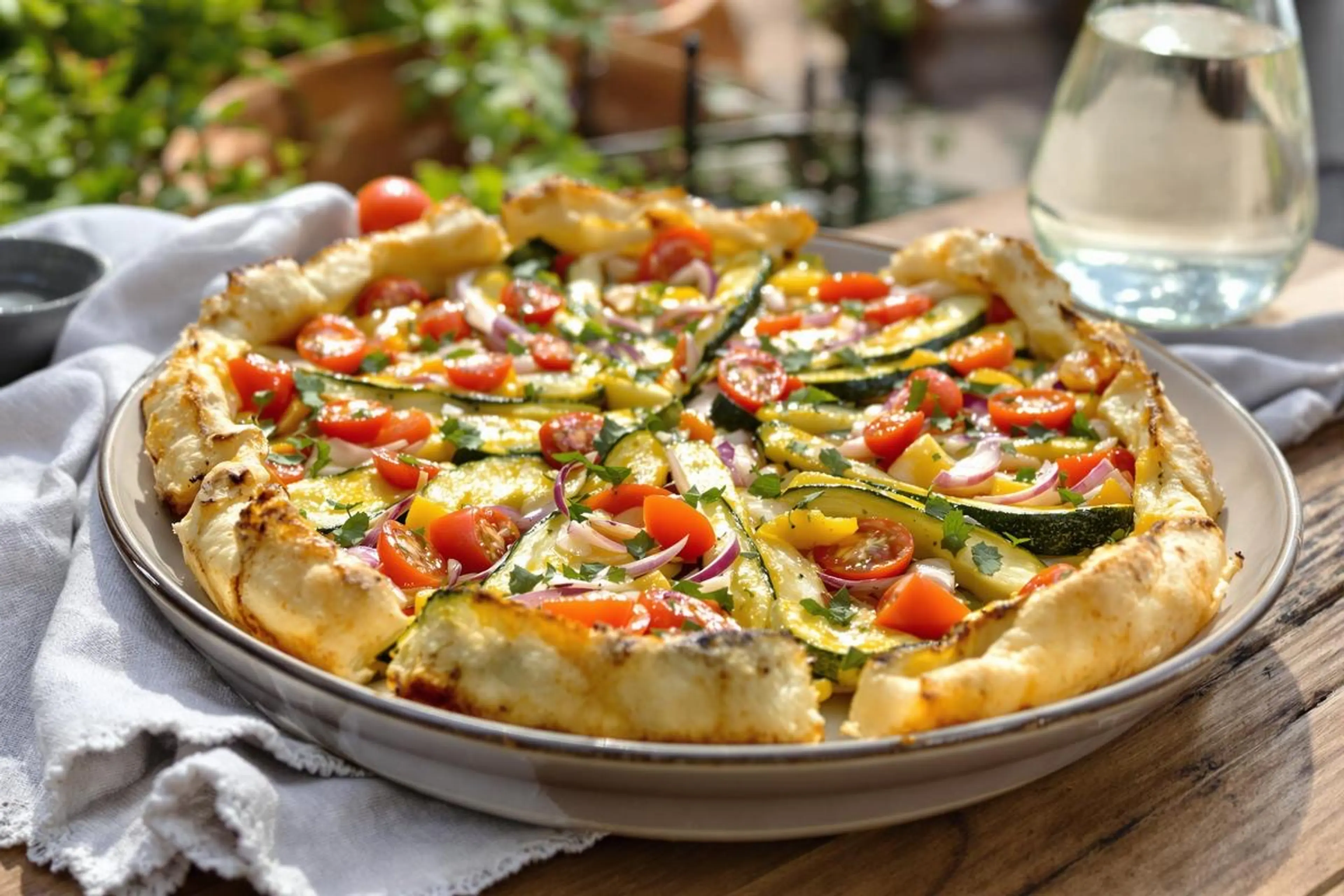 Tarte aux courgettes