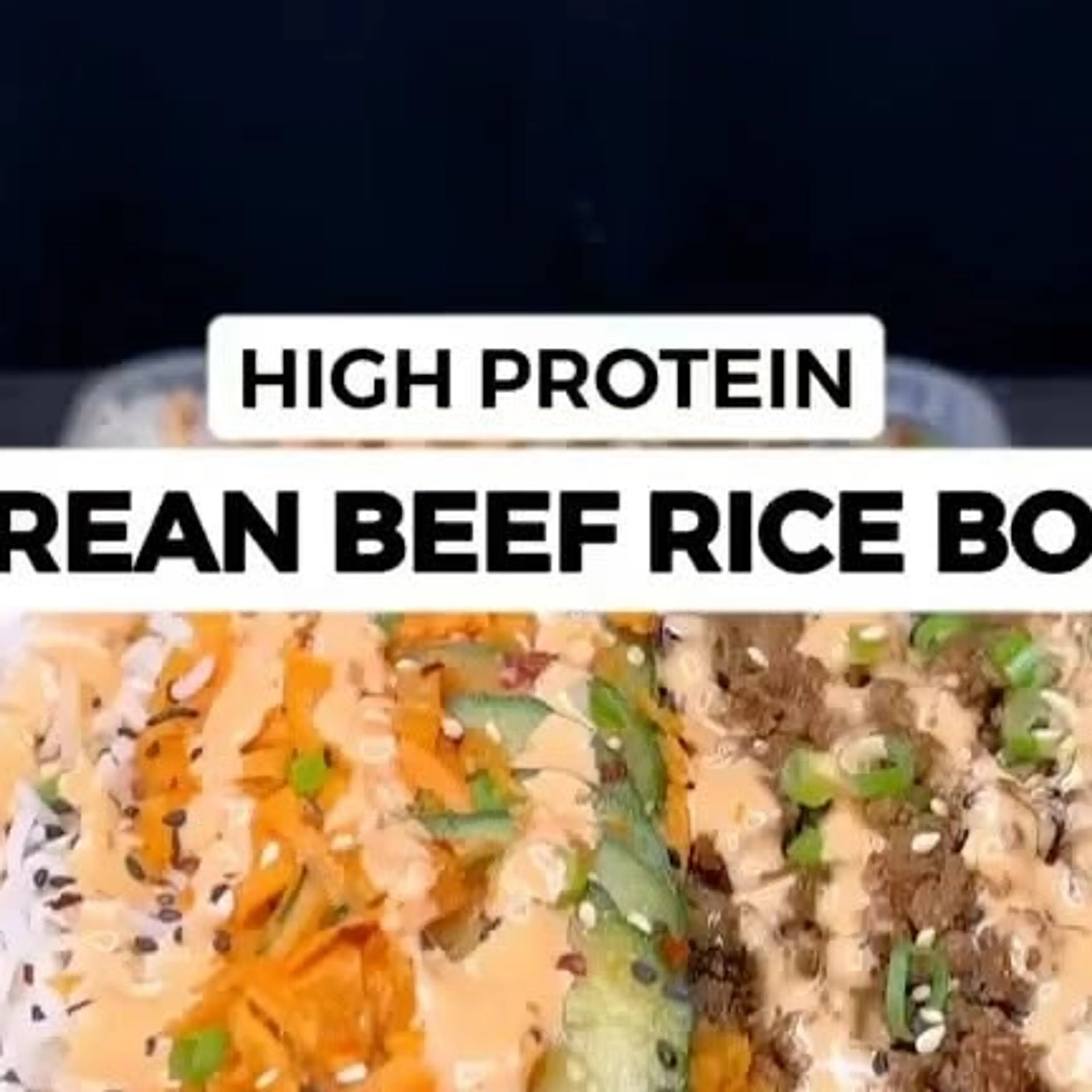 High Protein Korean Beef Rice Bowls for Weightloss! Only 484