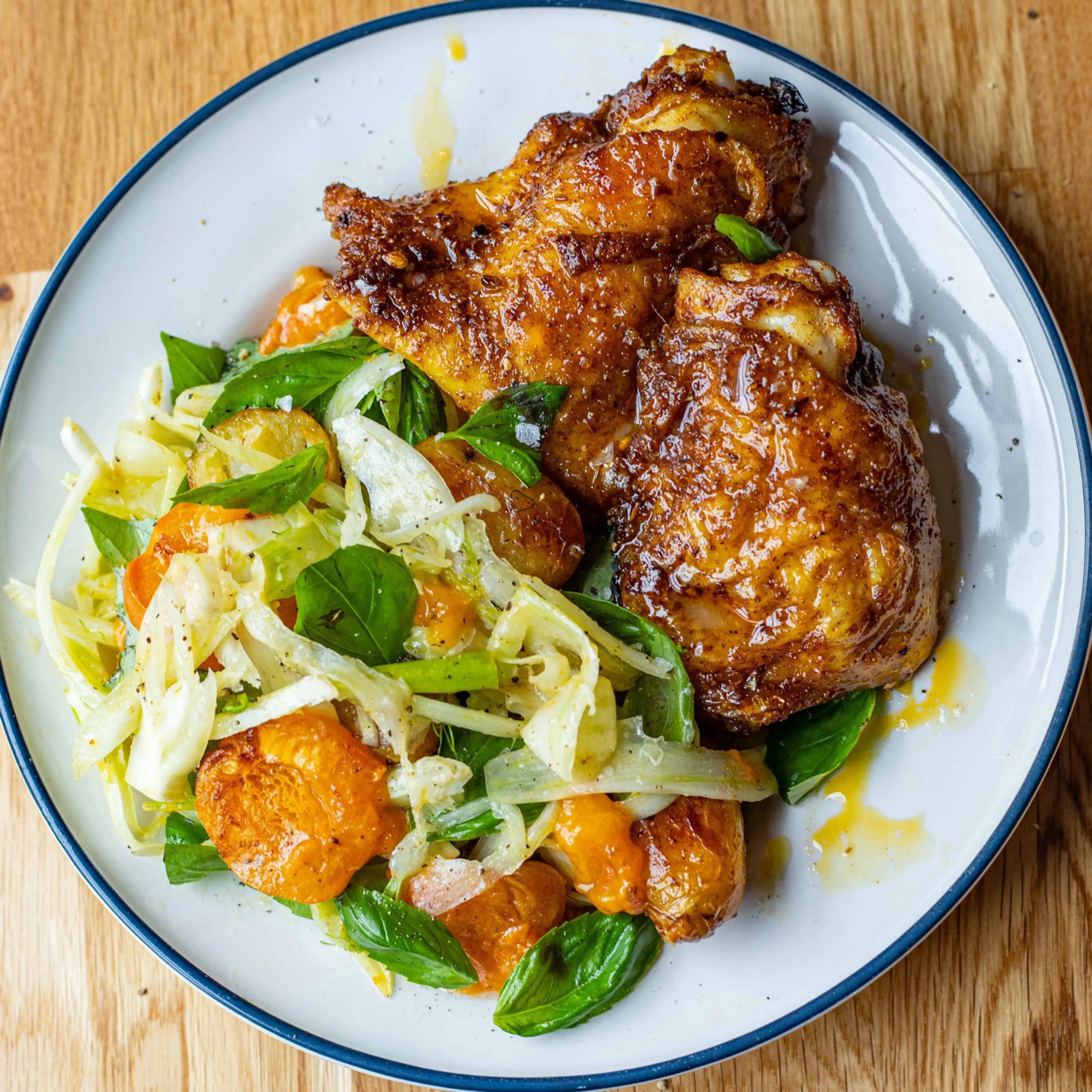 Roasted Baharat Chicken & Potato Salad