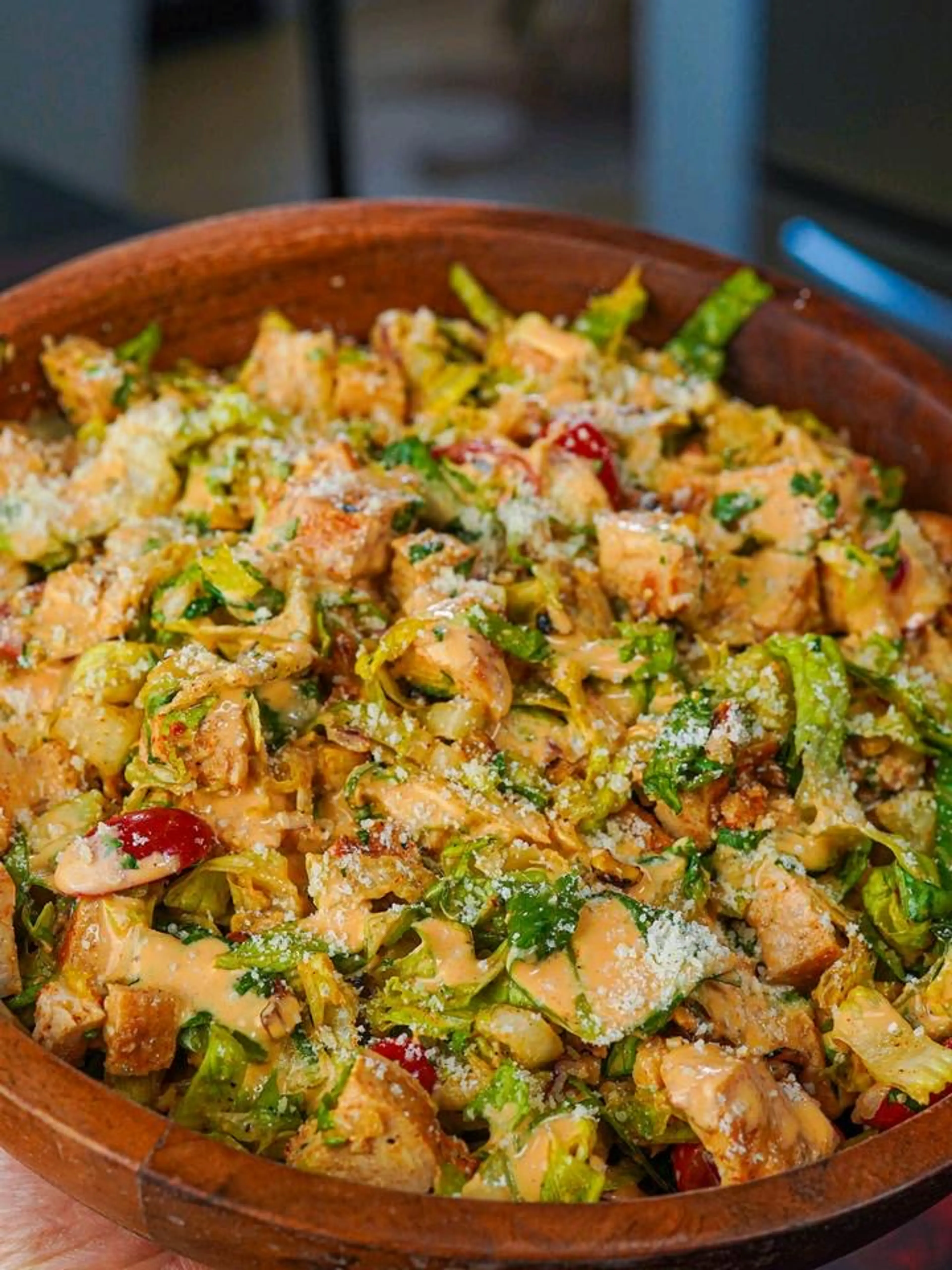 402 Cal Spicy Elotes Chicken Salad Meal Prep