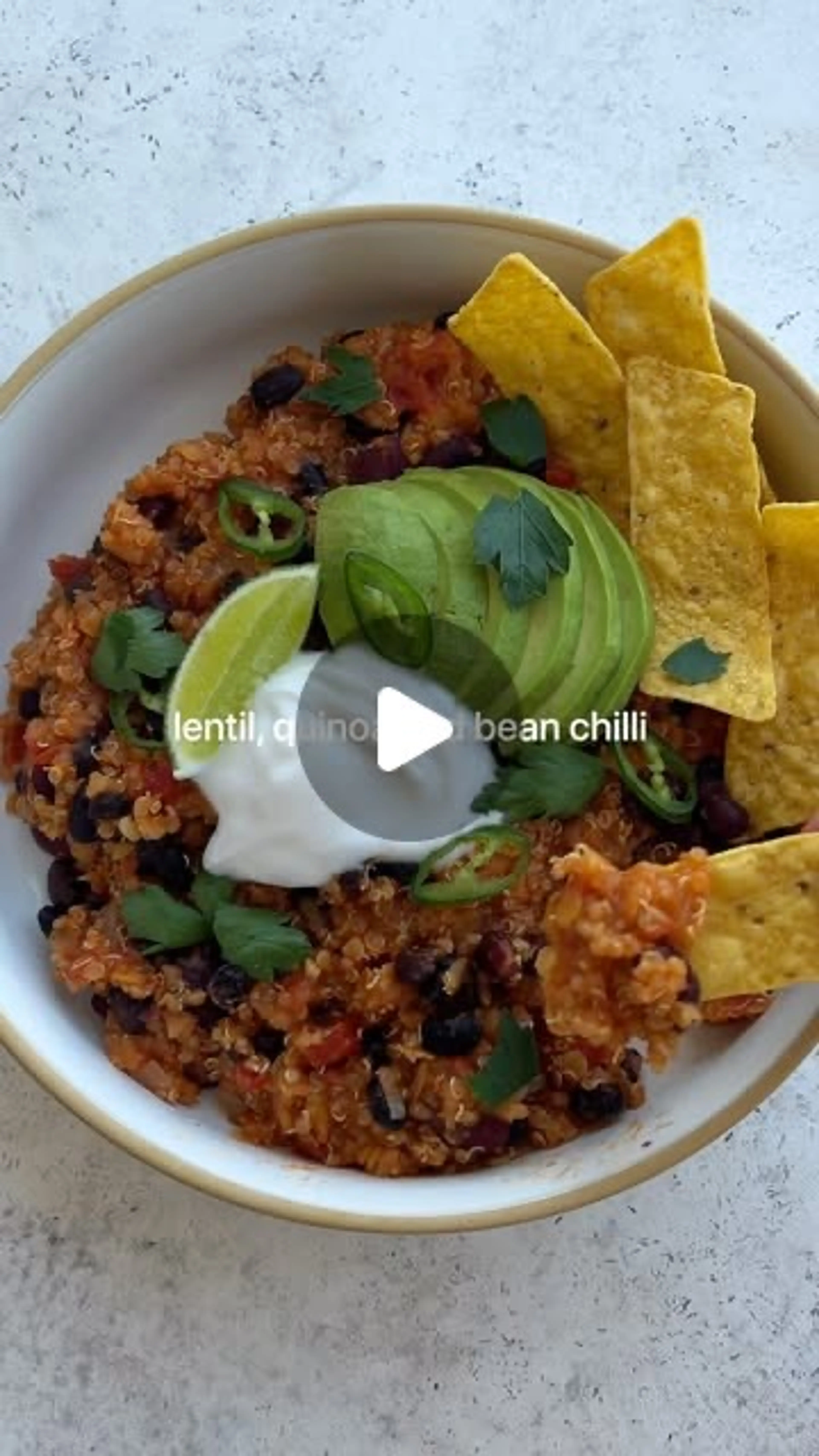 Black Bean Quinoa Chili
