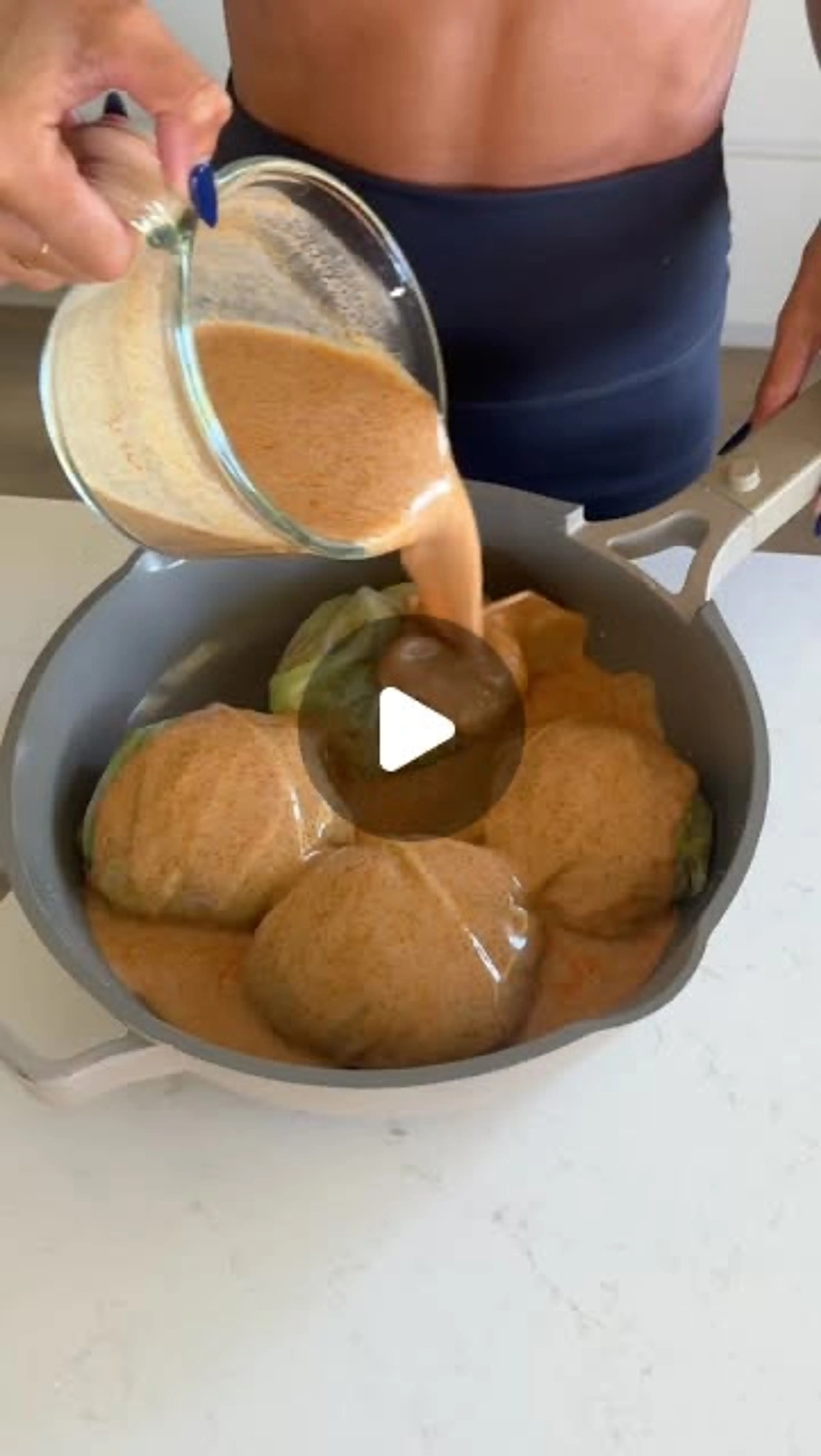 Red Curry Cabbage Cups