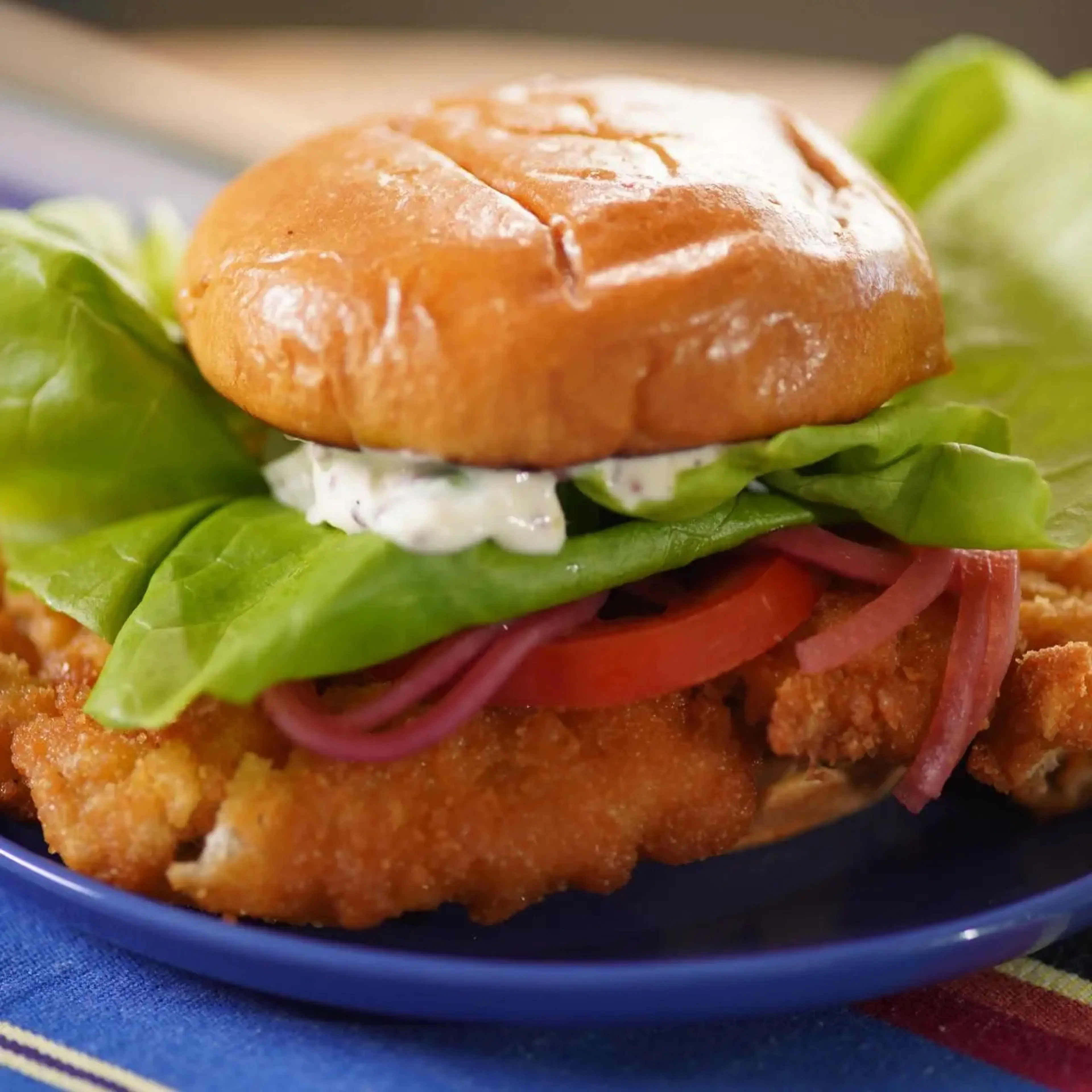 Indiana Breaded Pork Tenderloin Sandwich