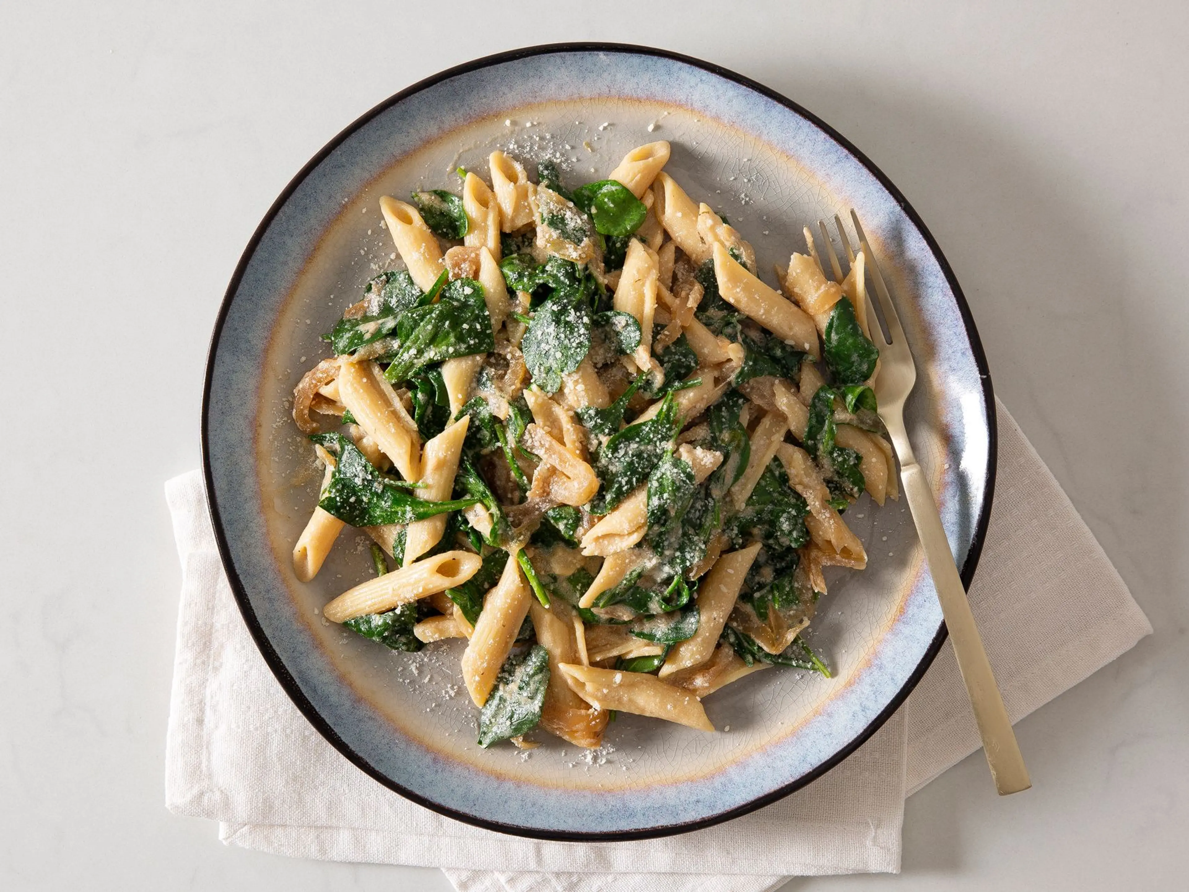 Caramelized Onion and Parmesan Pasta