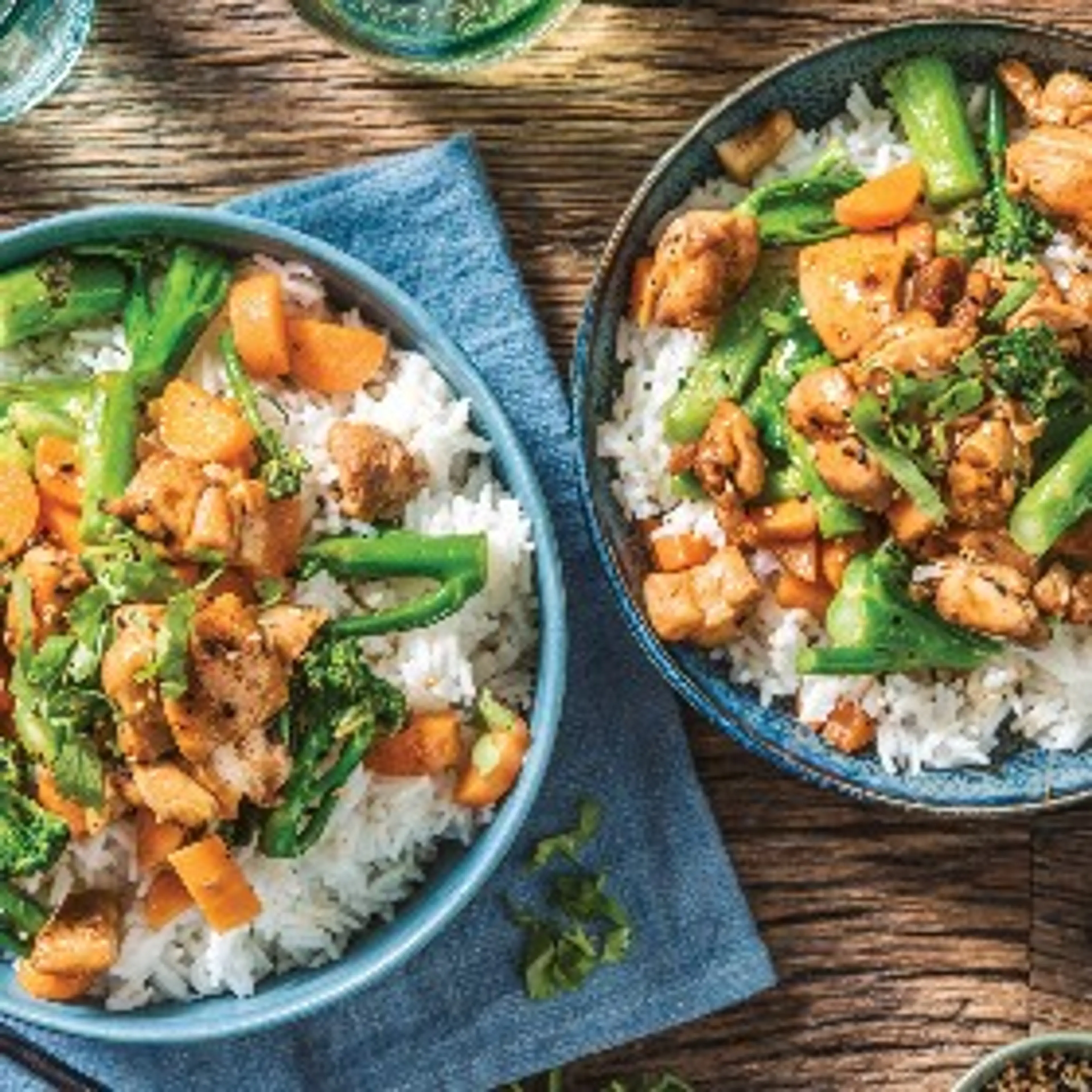 Teriyaki Chicken & Garlic Rice Bowl