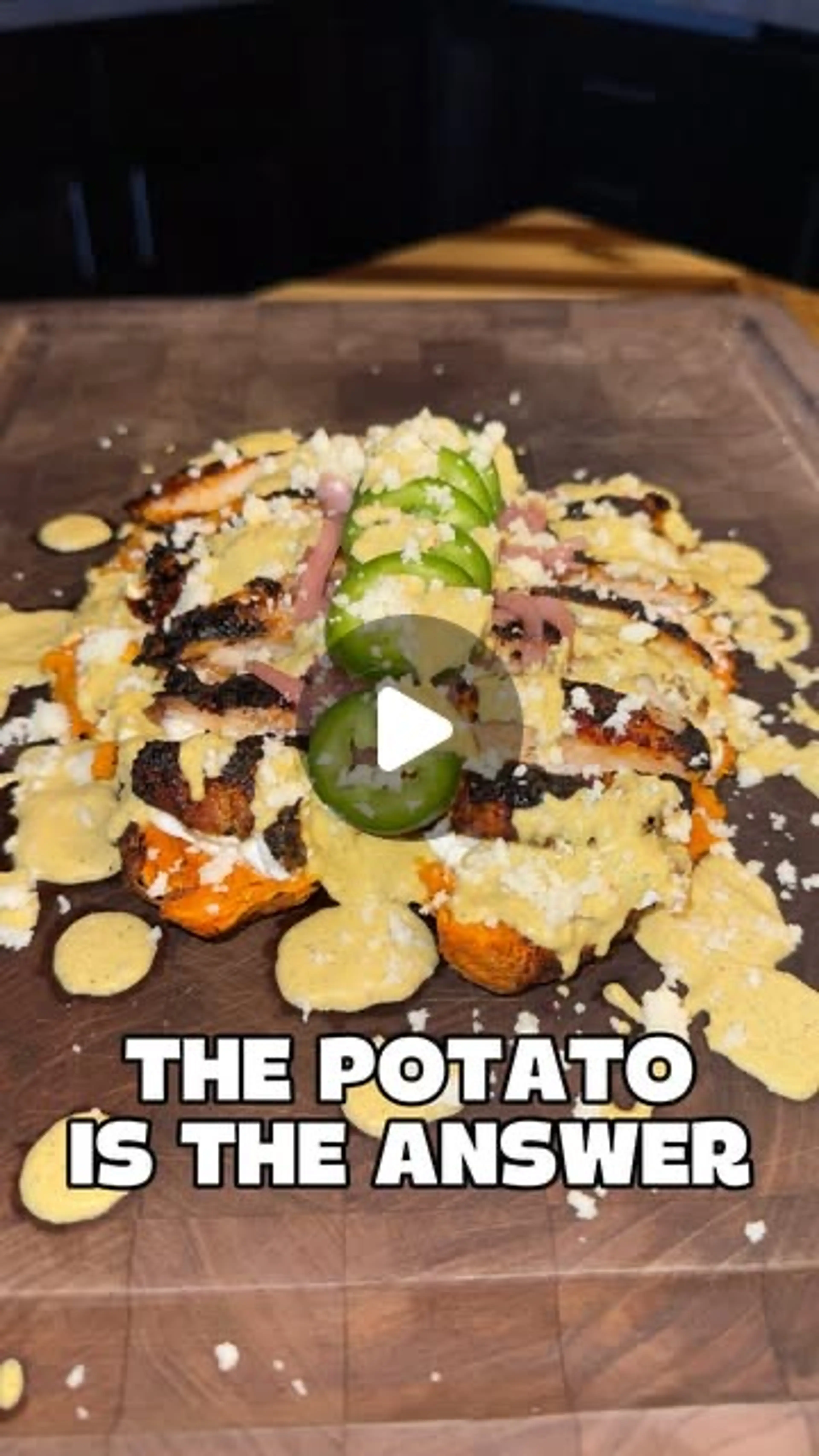 The Spicy Chicken Taco Sweet Potato. Absolute Flavor Bomb in