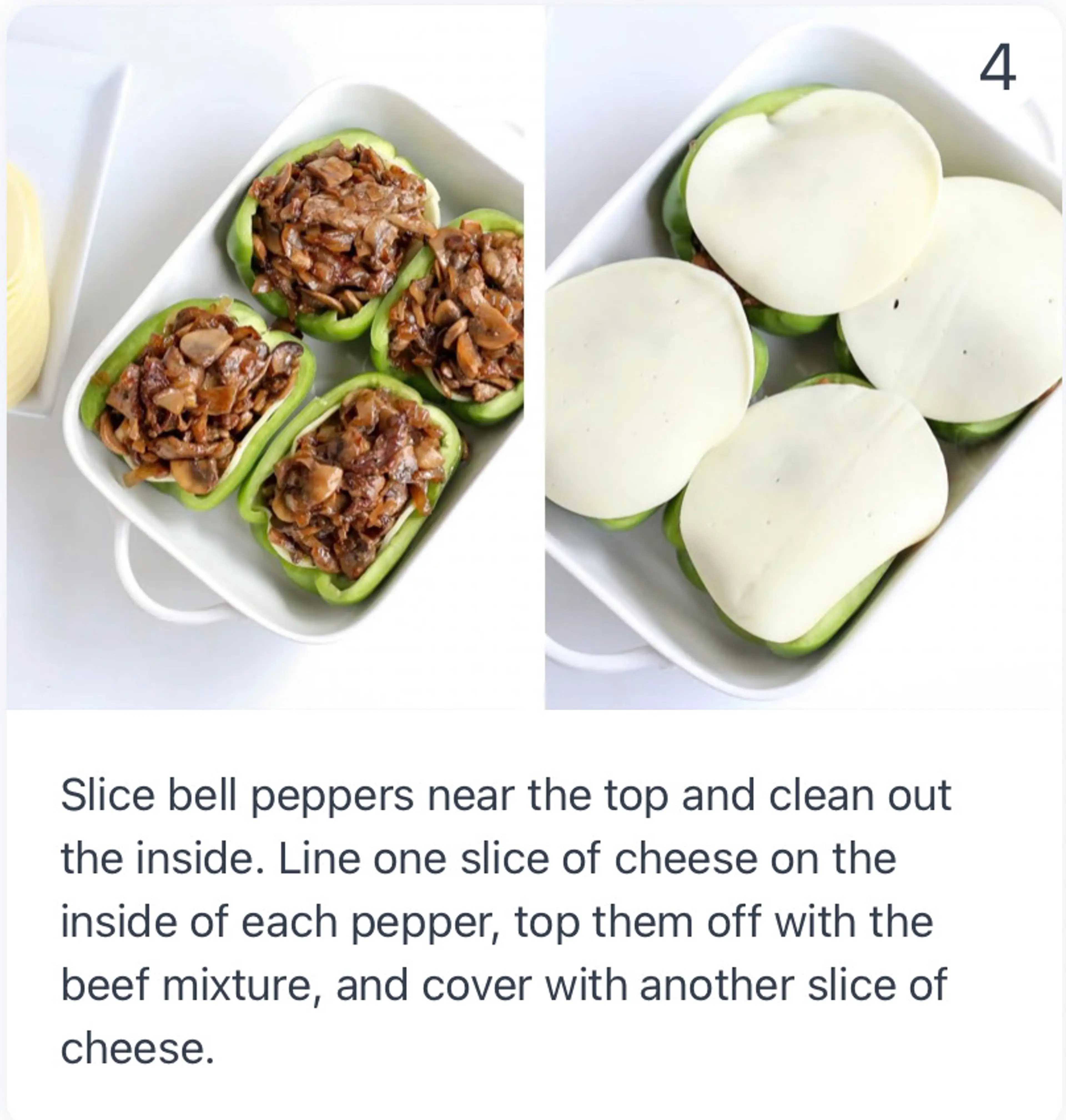 Philly Cheesesteak Stuffed Peppers (Low-Carb)