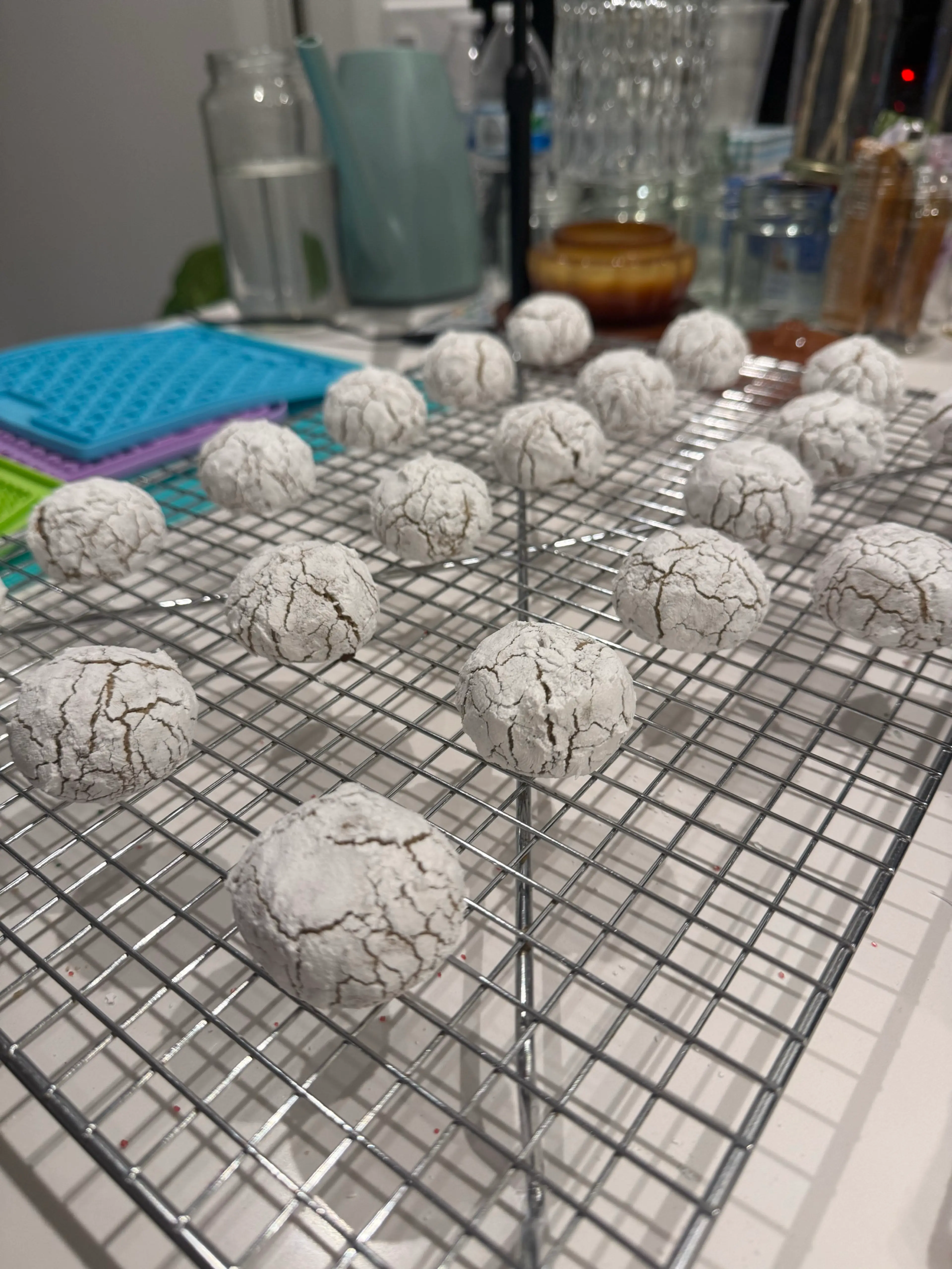 Baileys Crinkle Cookies