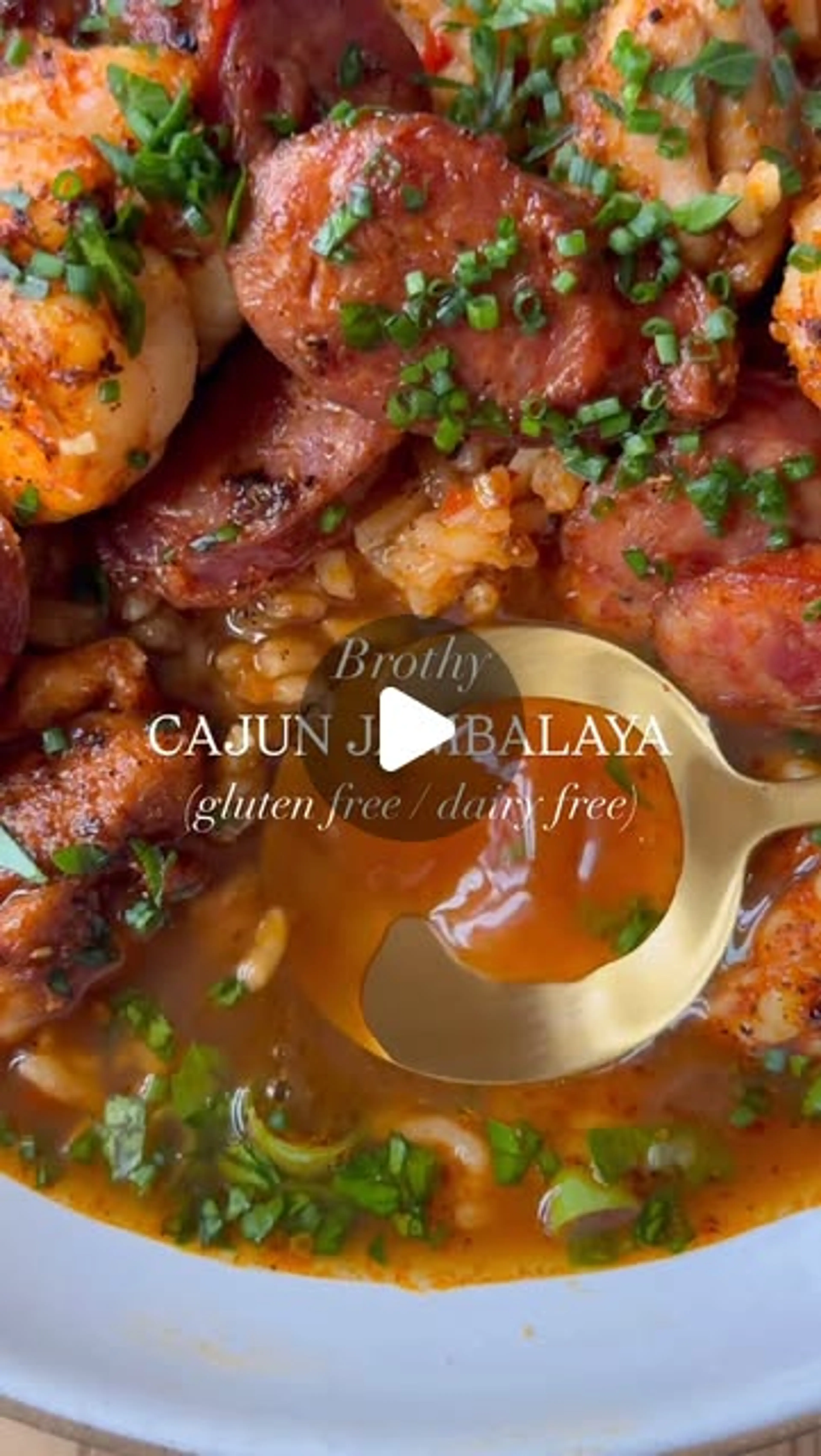 Brothy Cajun Jambalaya