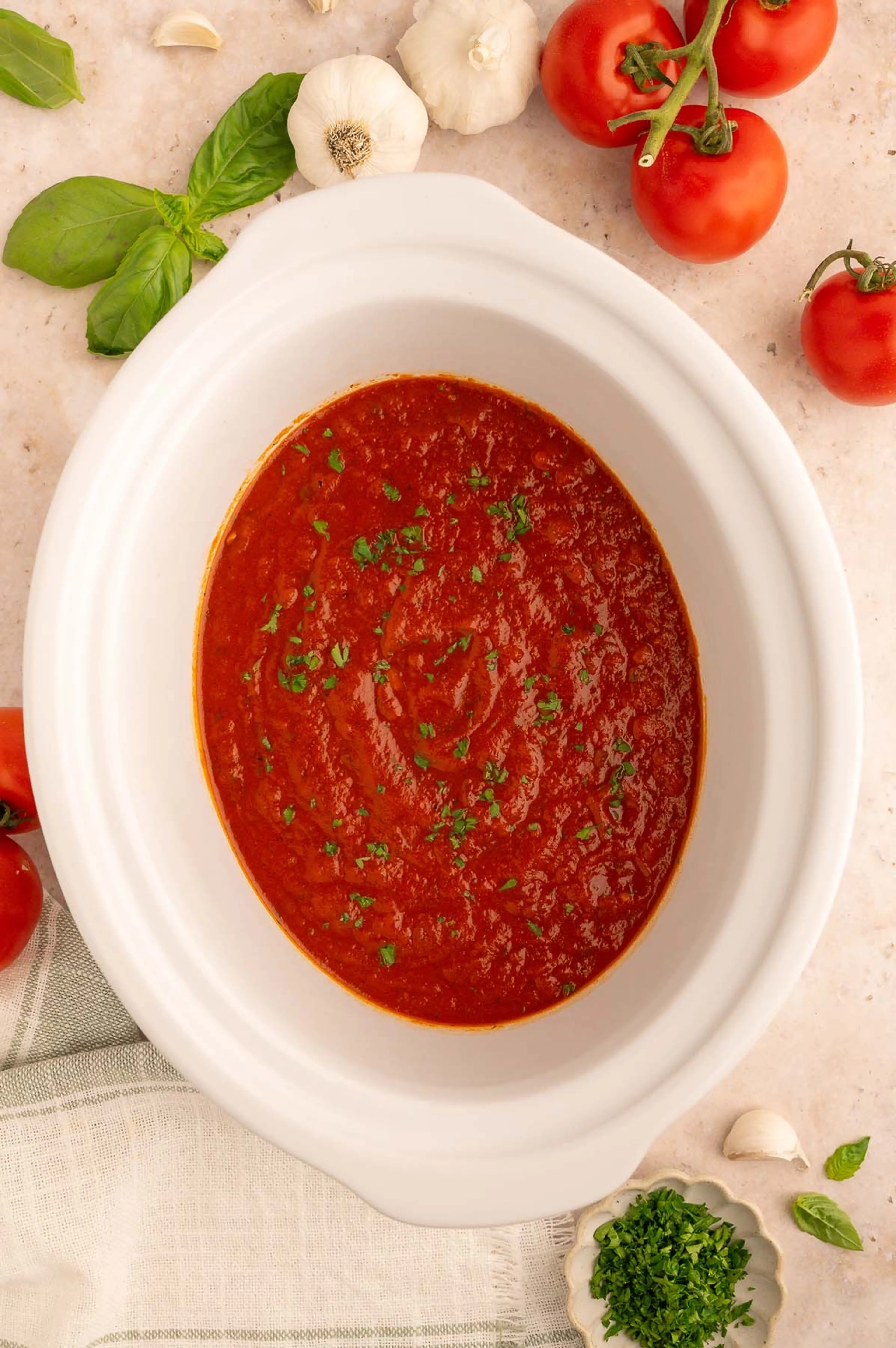 Crockpot Tomato Sauce