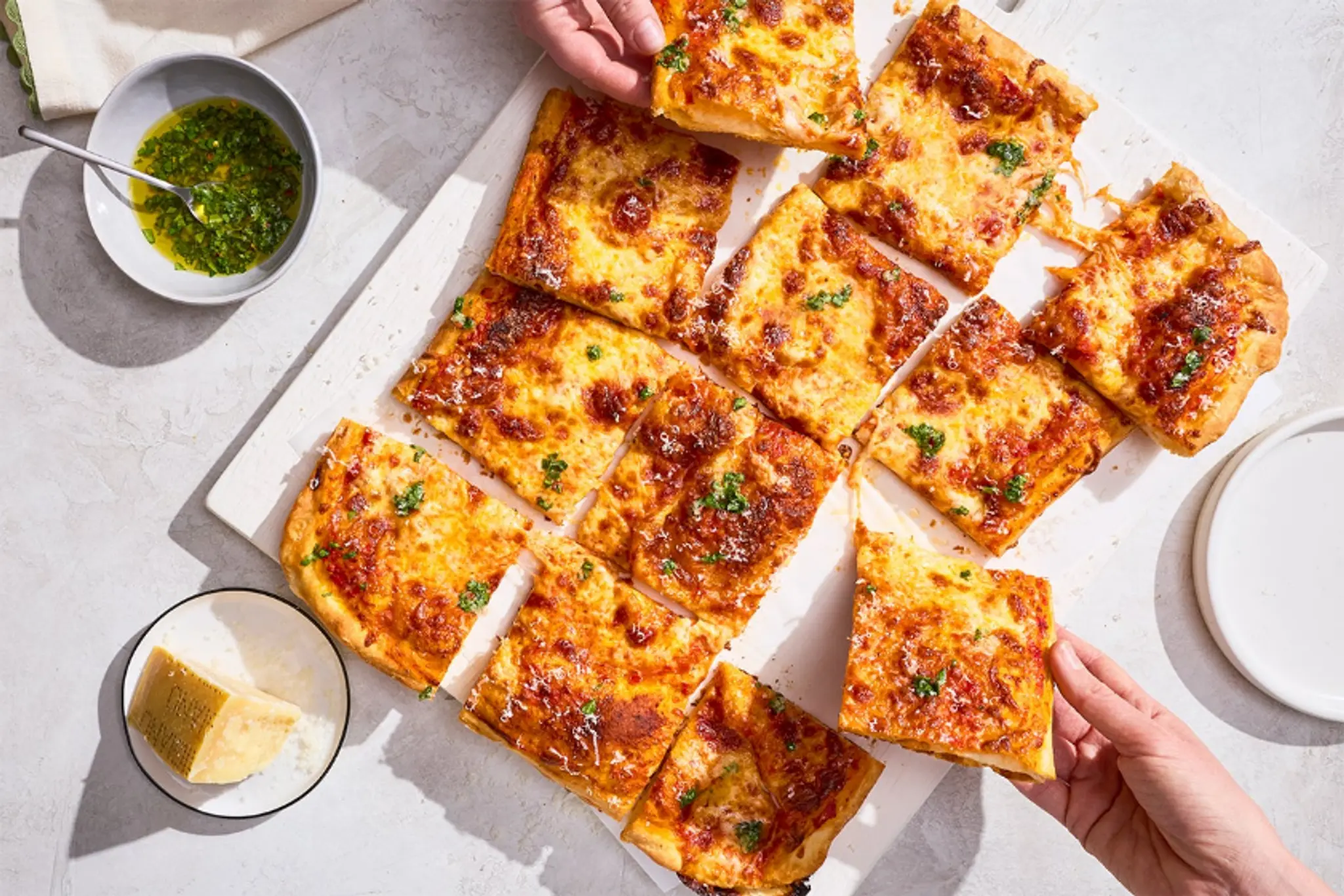 Flaky Puff Crust Pizza