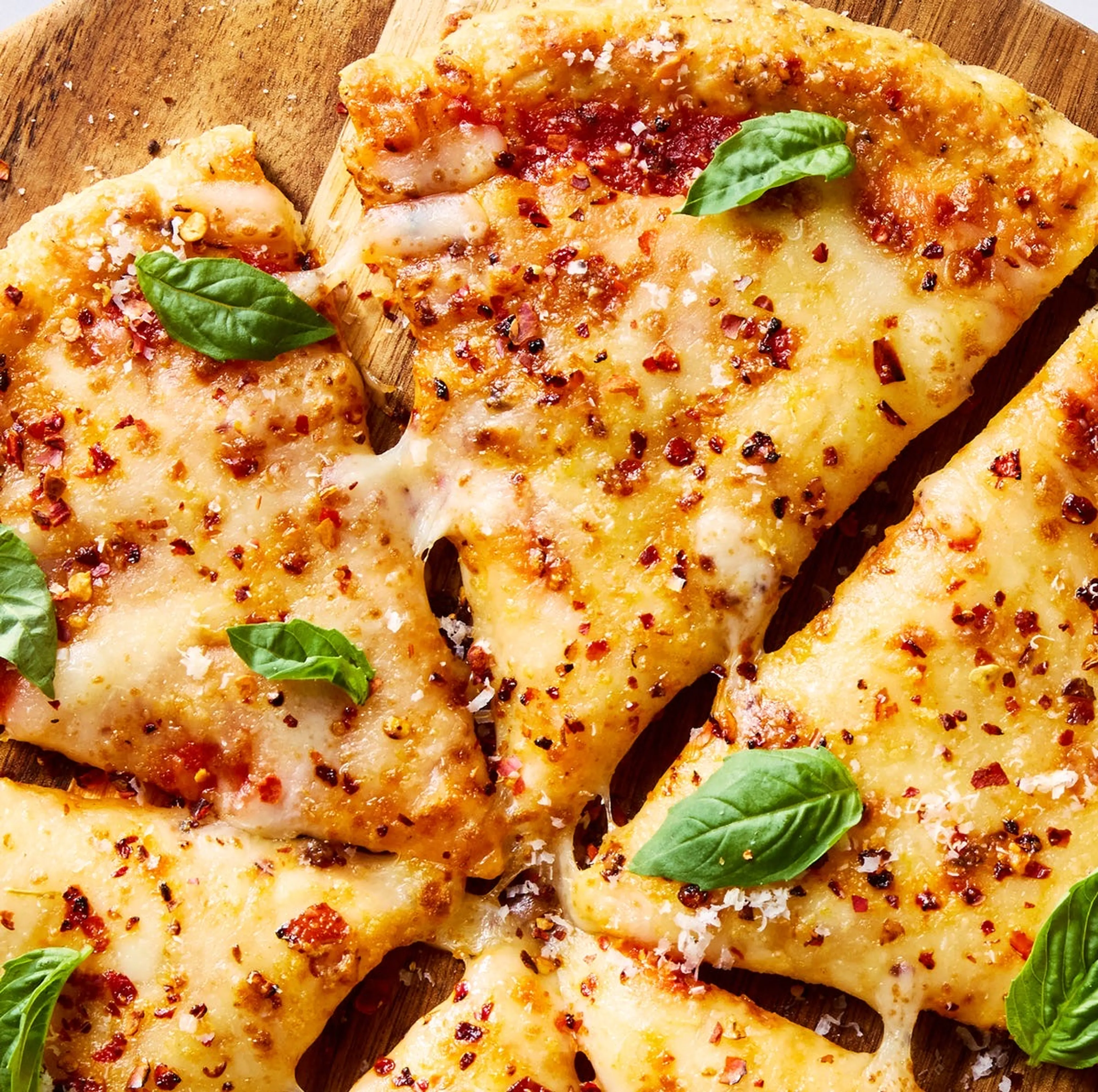 High-Protein Chicken Parm Pizza