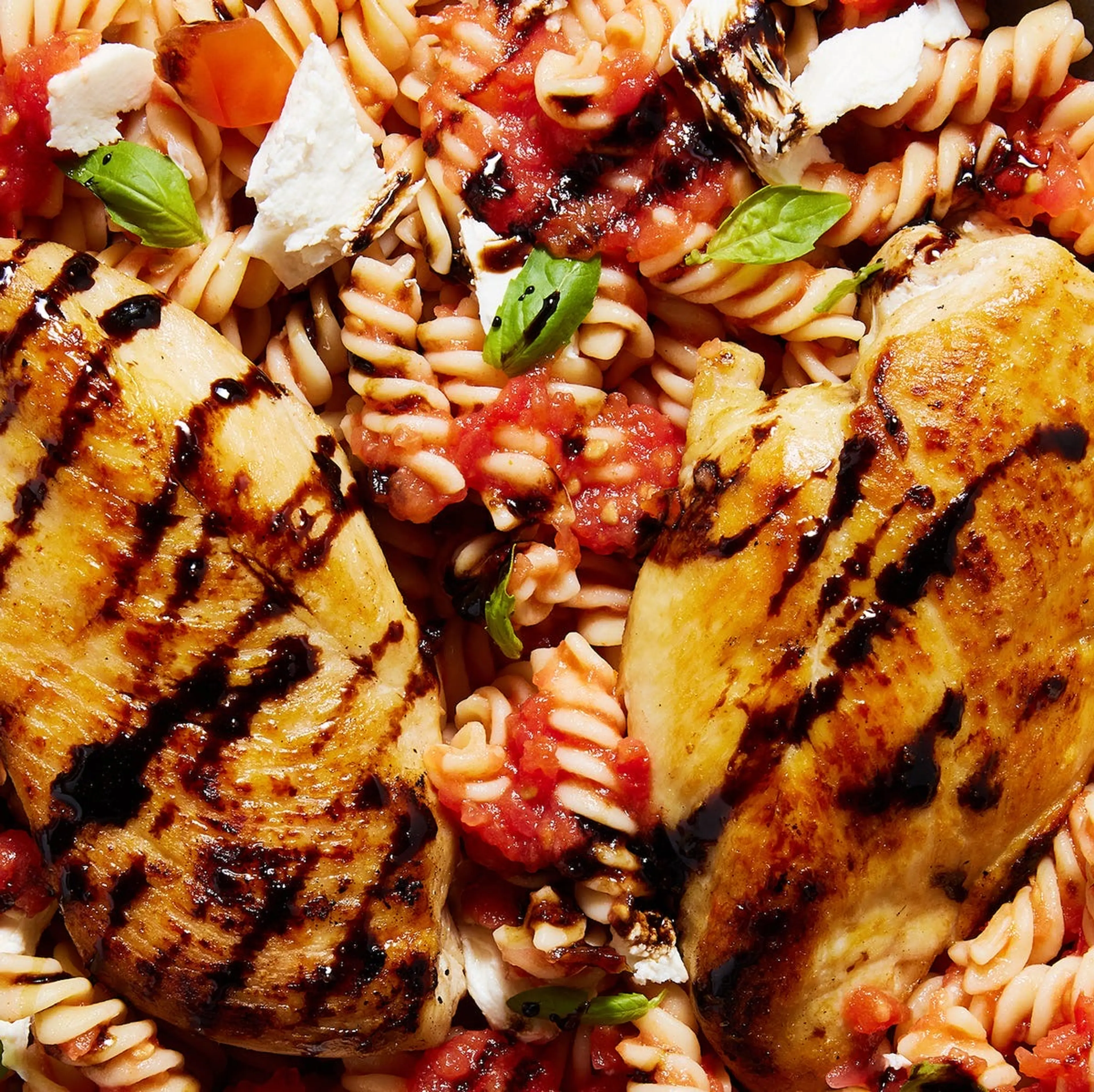 Chicken Caprese Pasta Salad