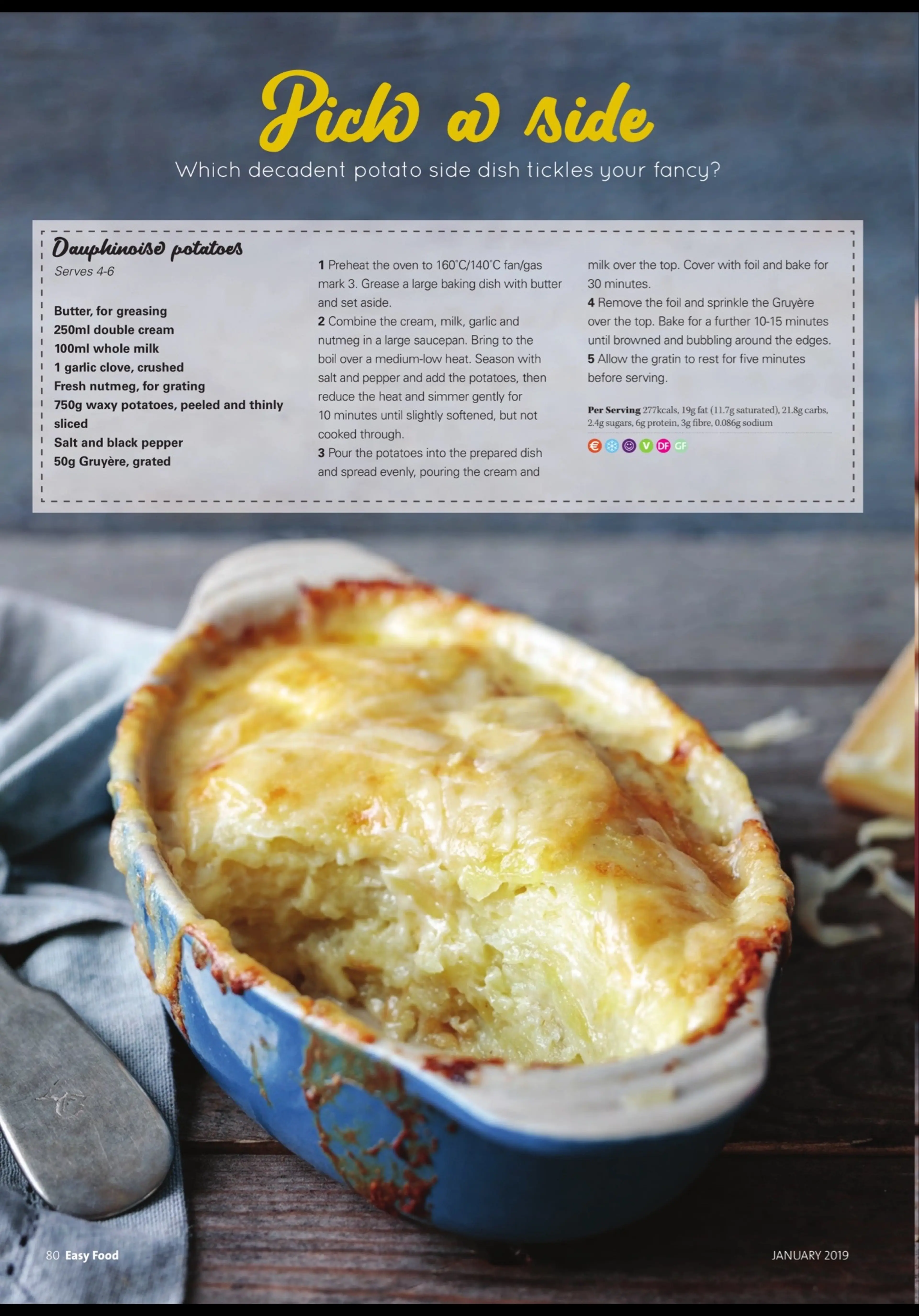 Dauphinoise Potaties