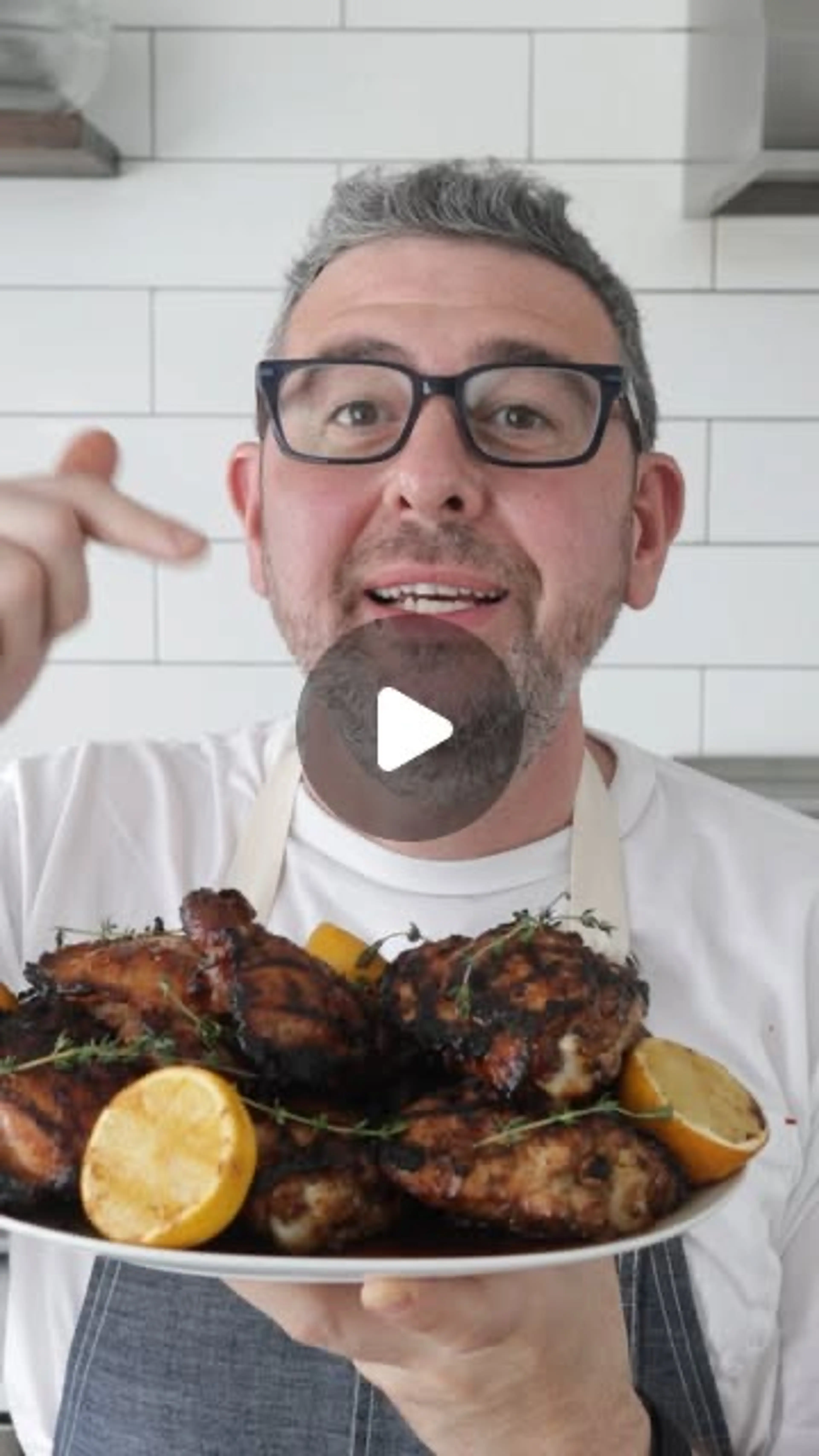 Insanely Juicy Grilled Chicken Thighs