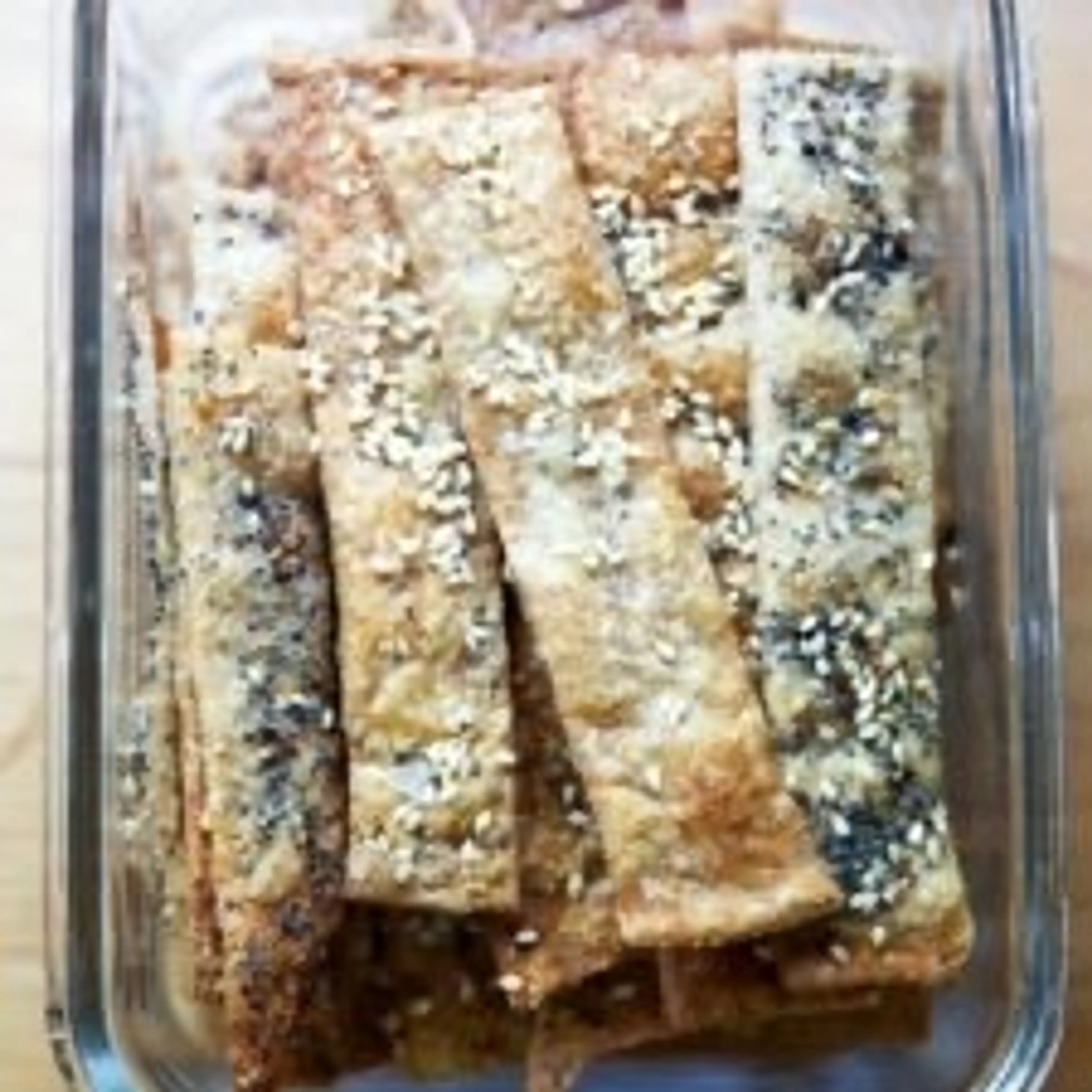 Easy Sourdough Discard Crackers (Thin & Crispy)