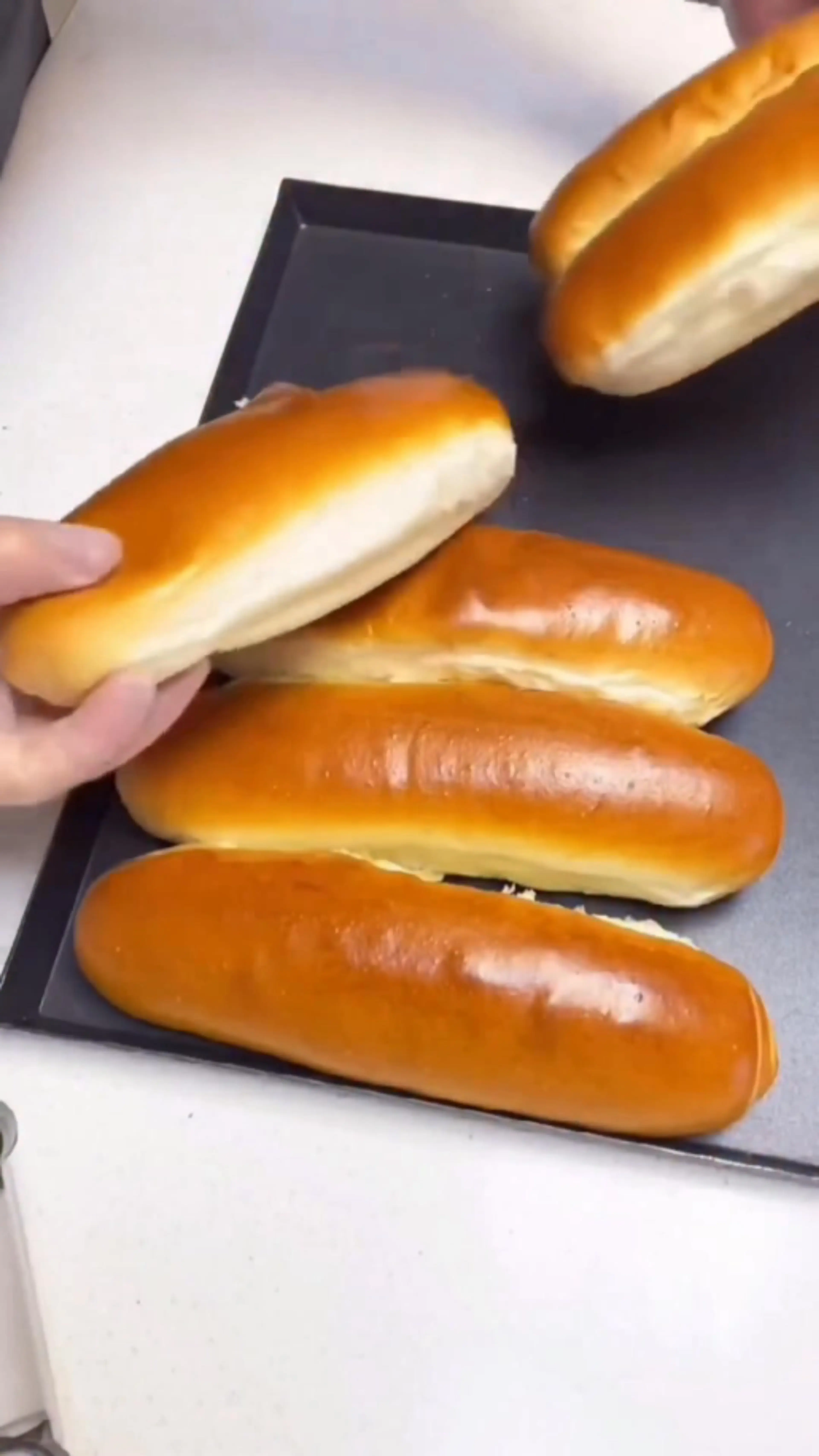Fluffy Hotdog Bread