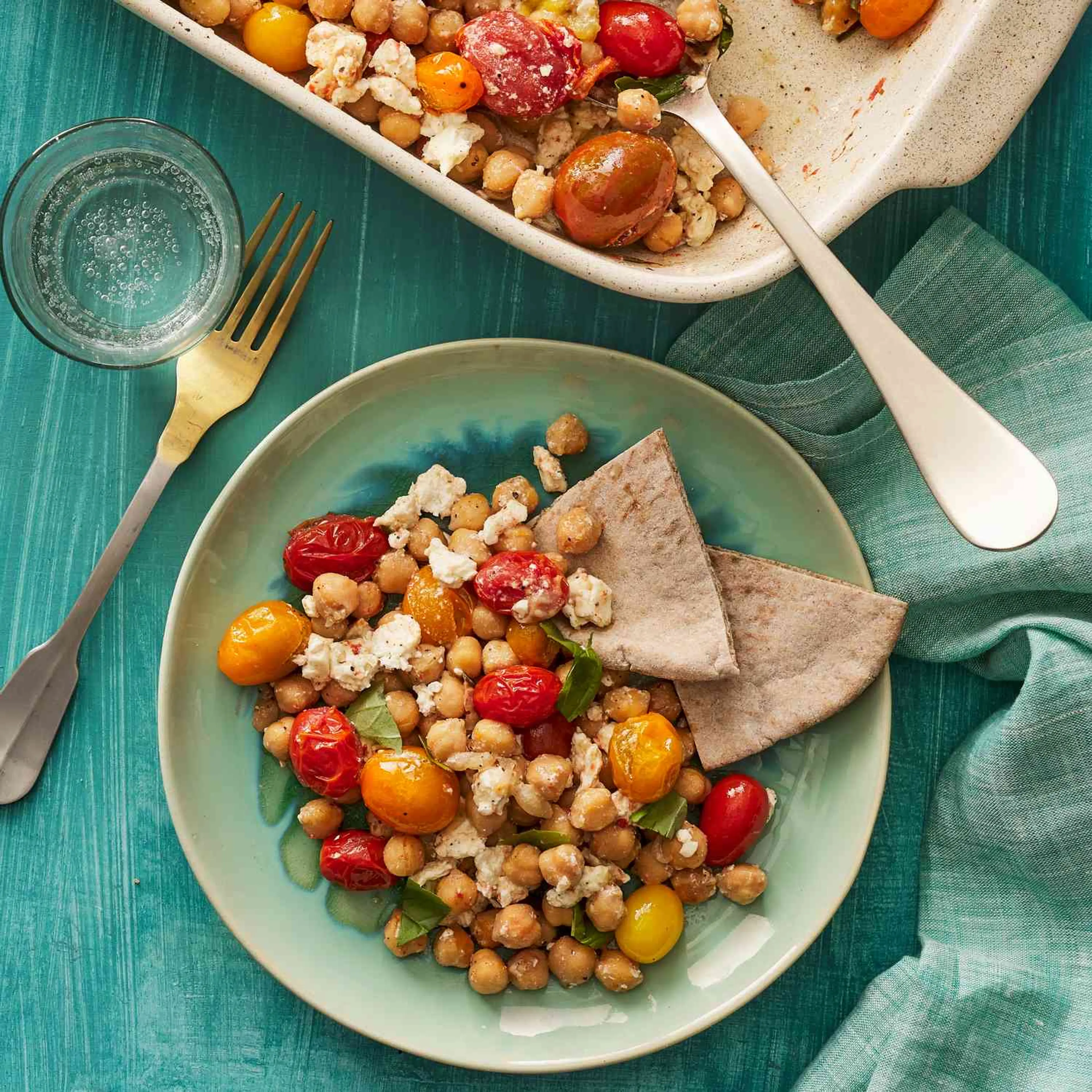 Baked Feta & Tomato Chickpeas