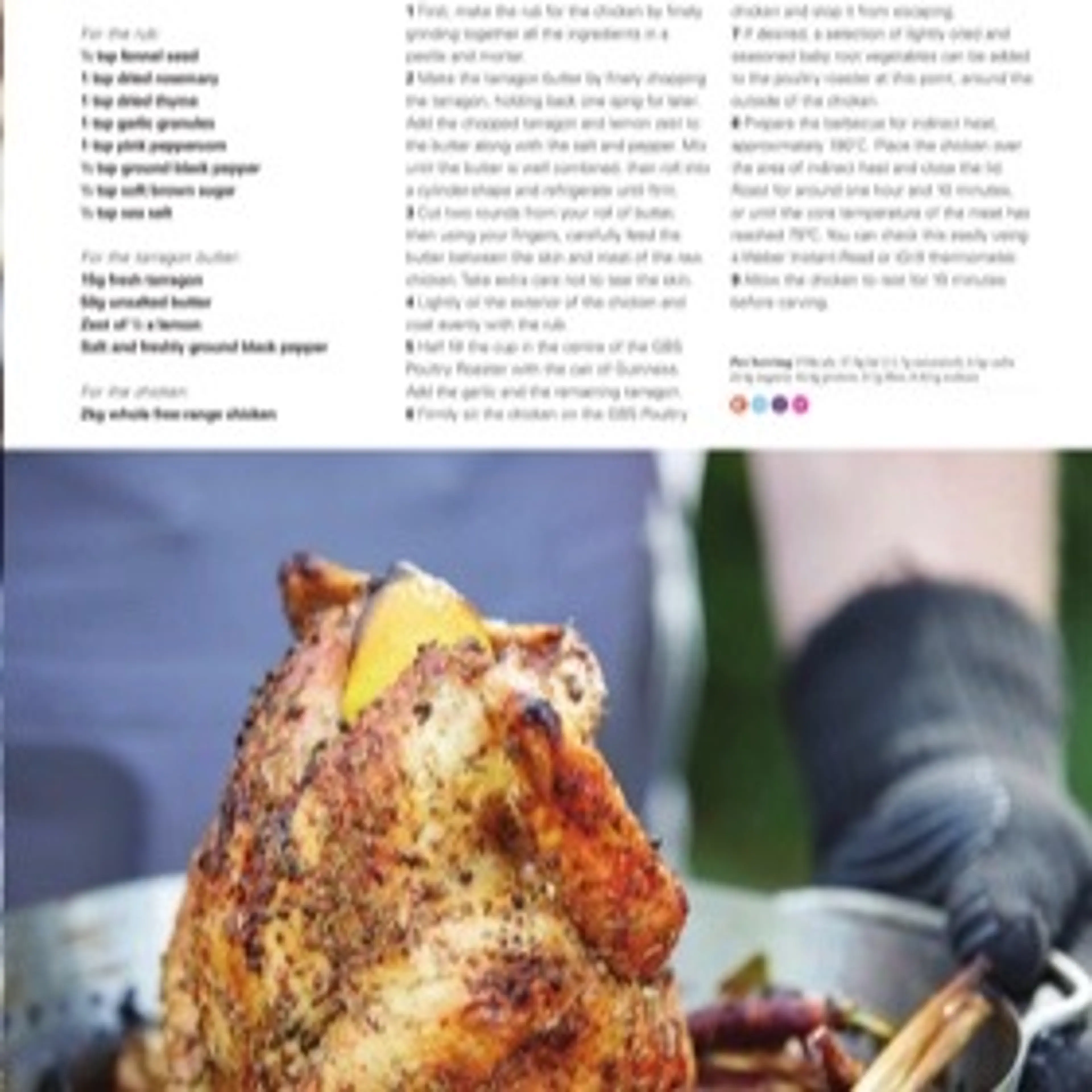 Beer Chicken With Tarragon Butter