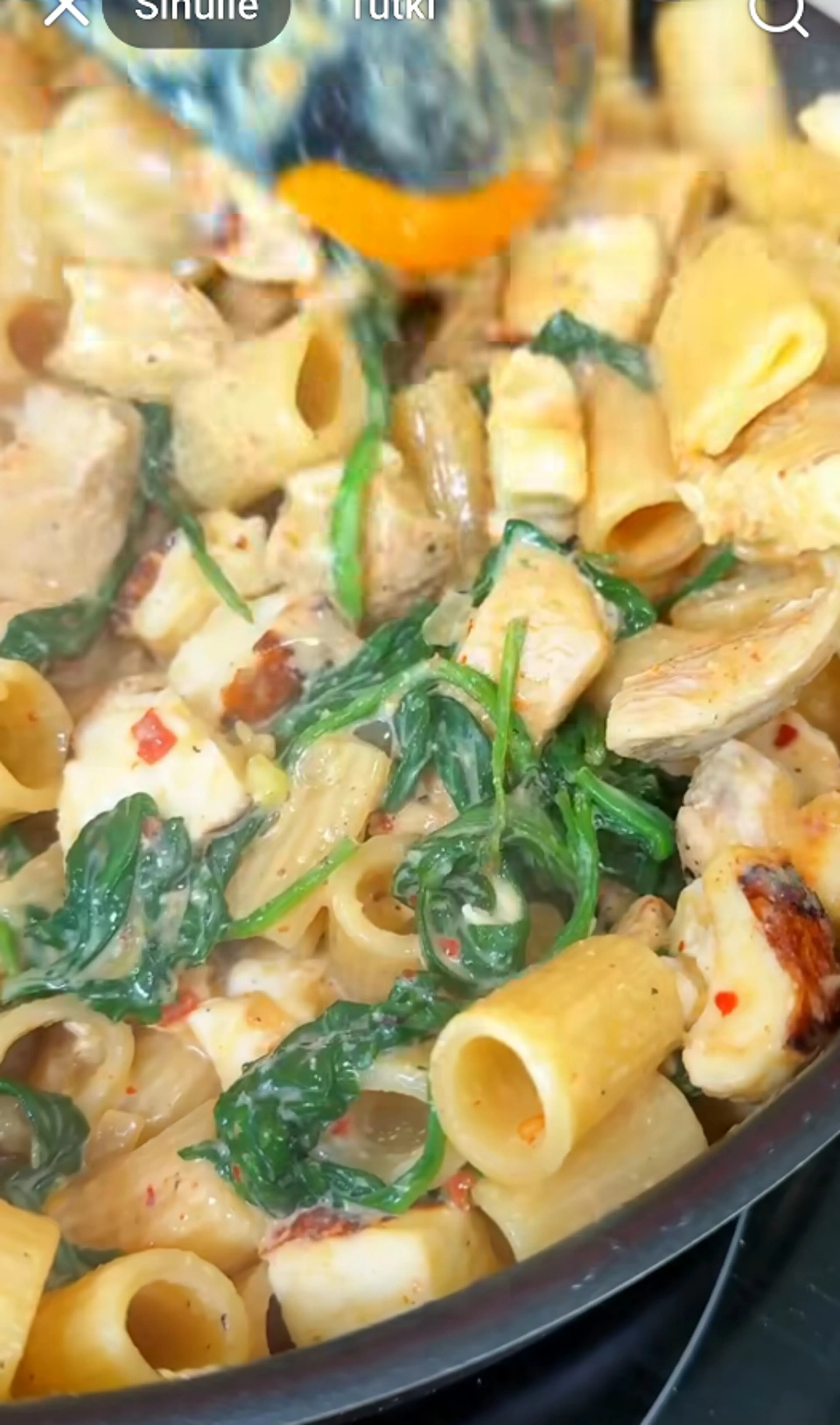 Hot Honey Kana Halloumi Pasta