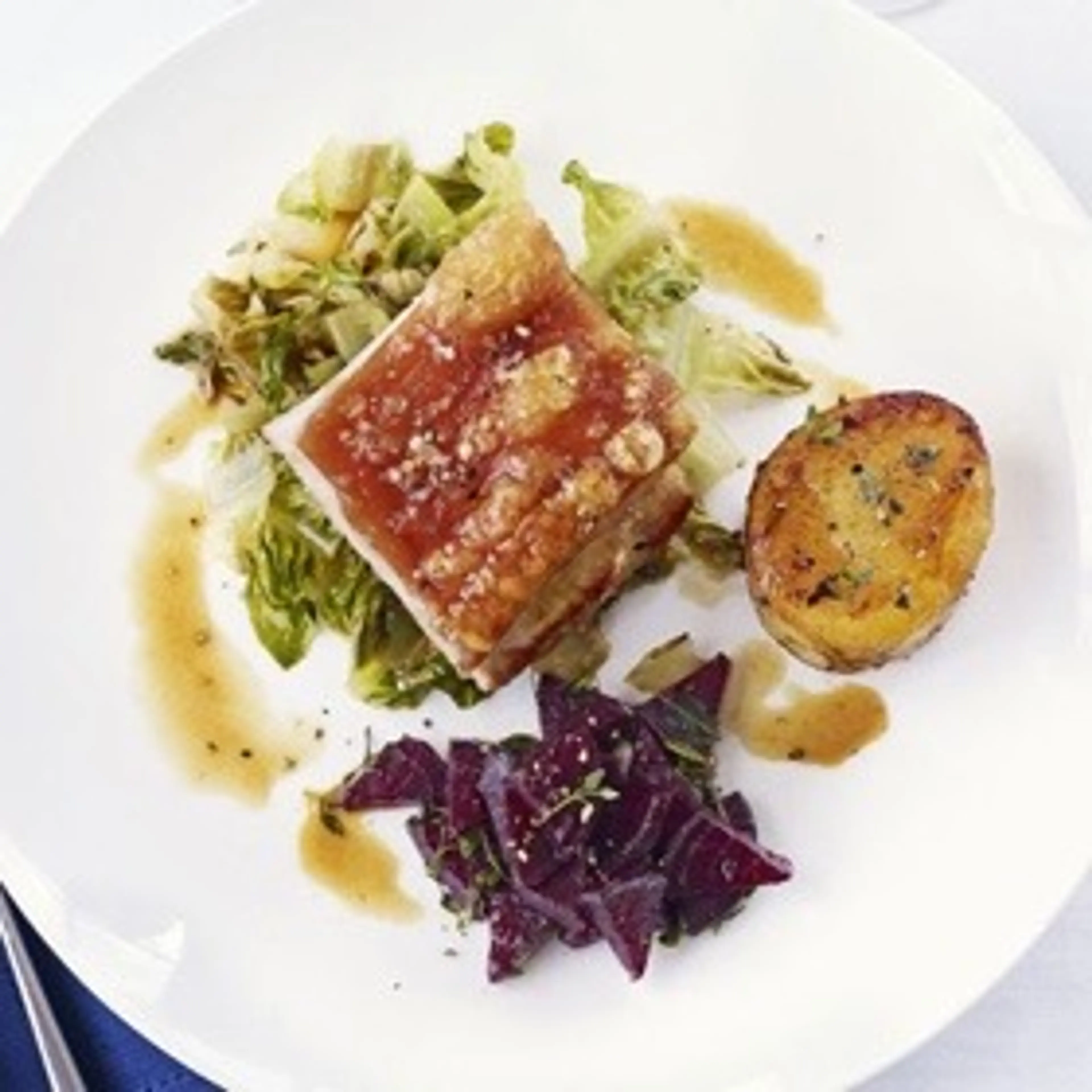 Slow-roast belly of pork