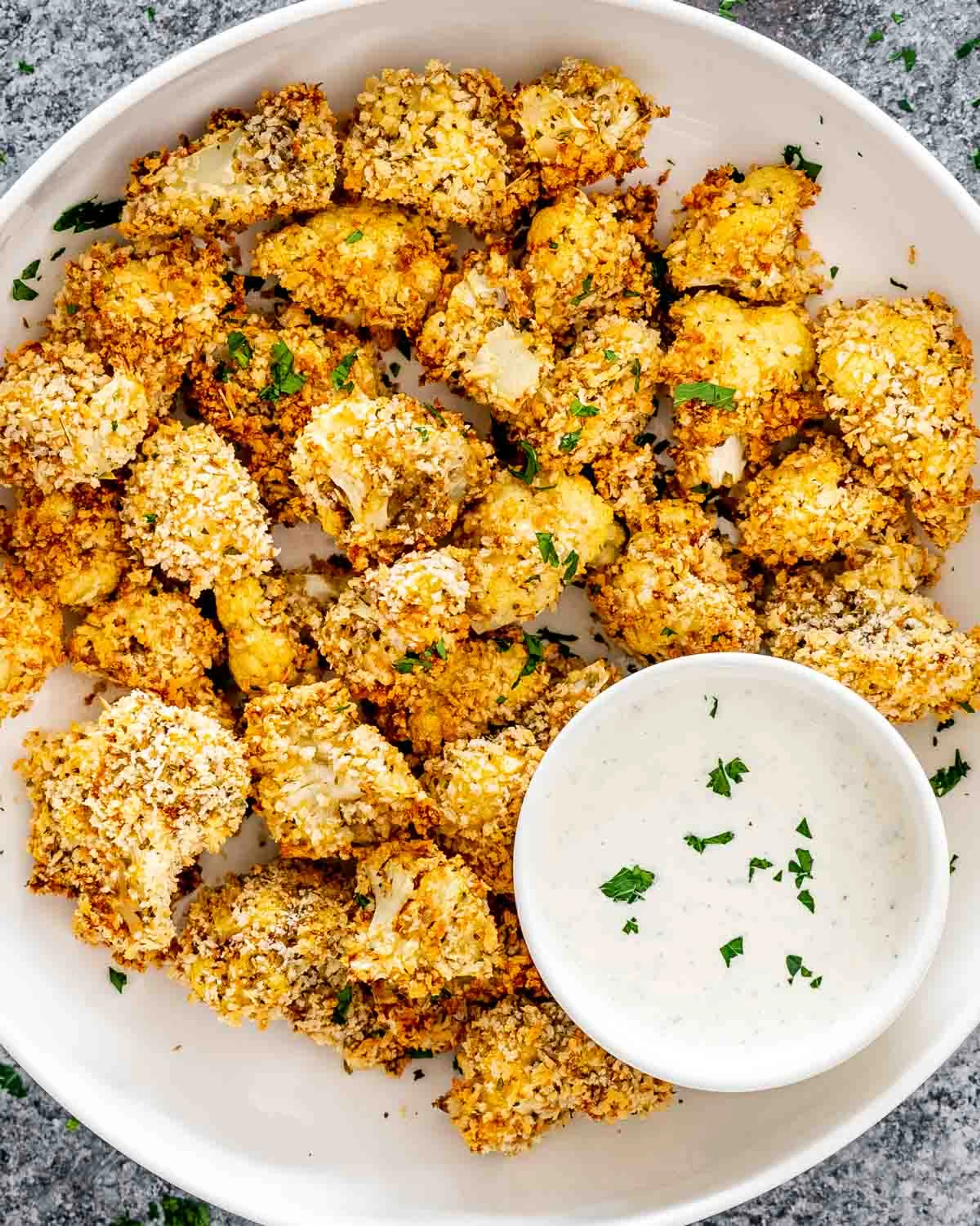 Baked Breaded Cauliflower
