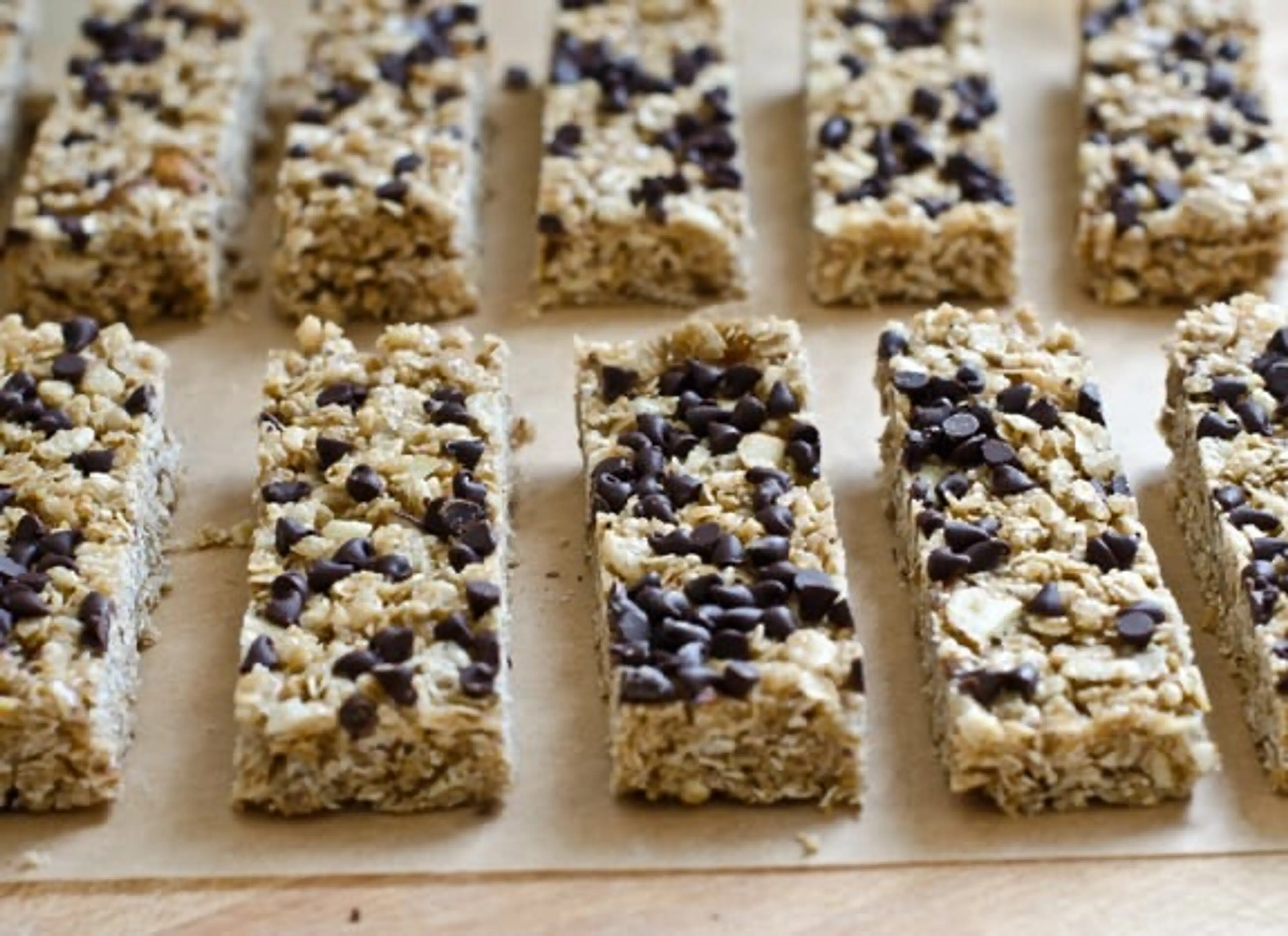 Chewy Chocolate Chip Granola Bars