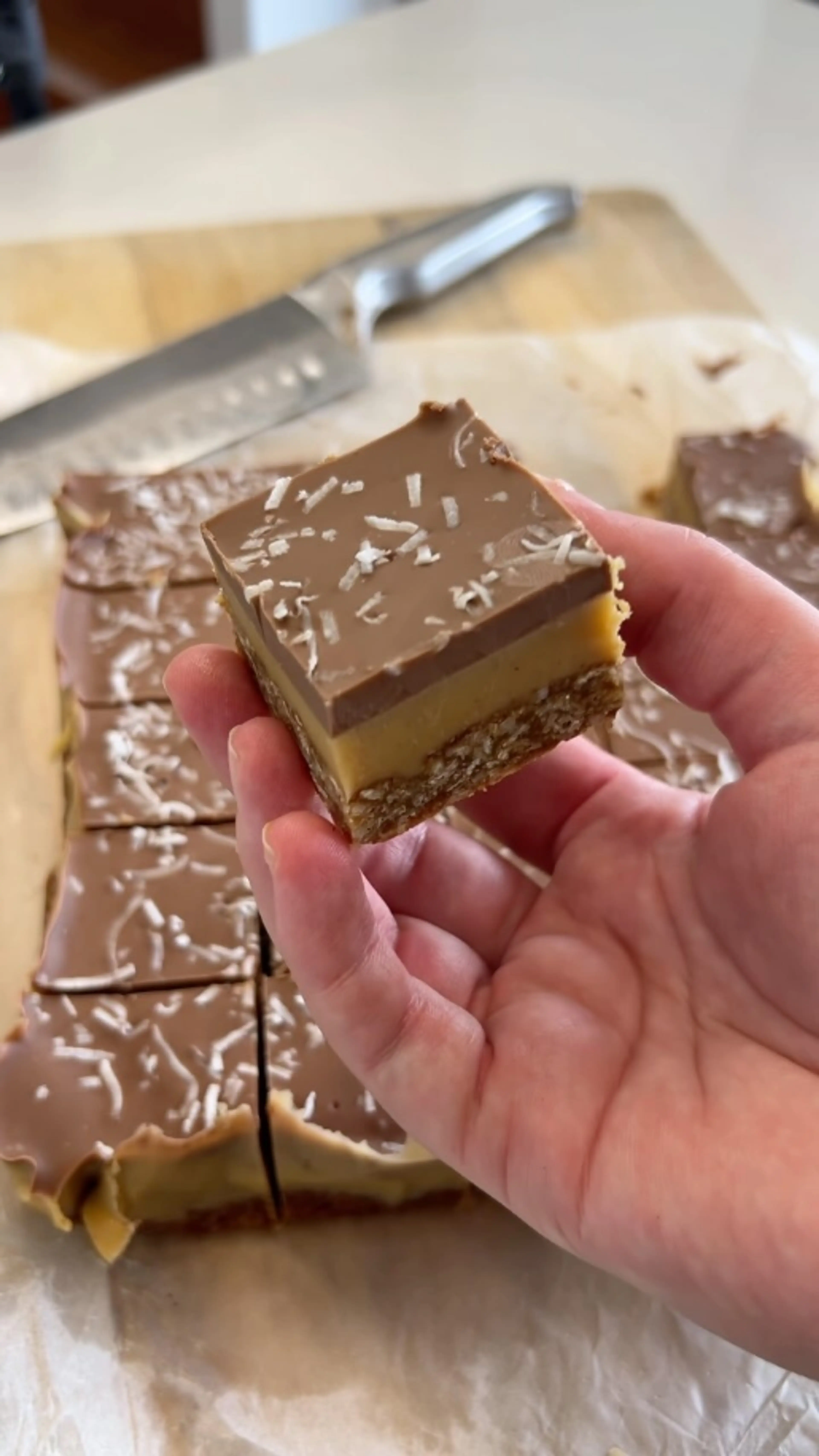Anzac Caramel Slice