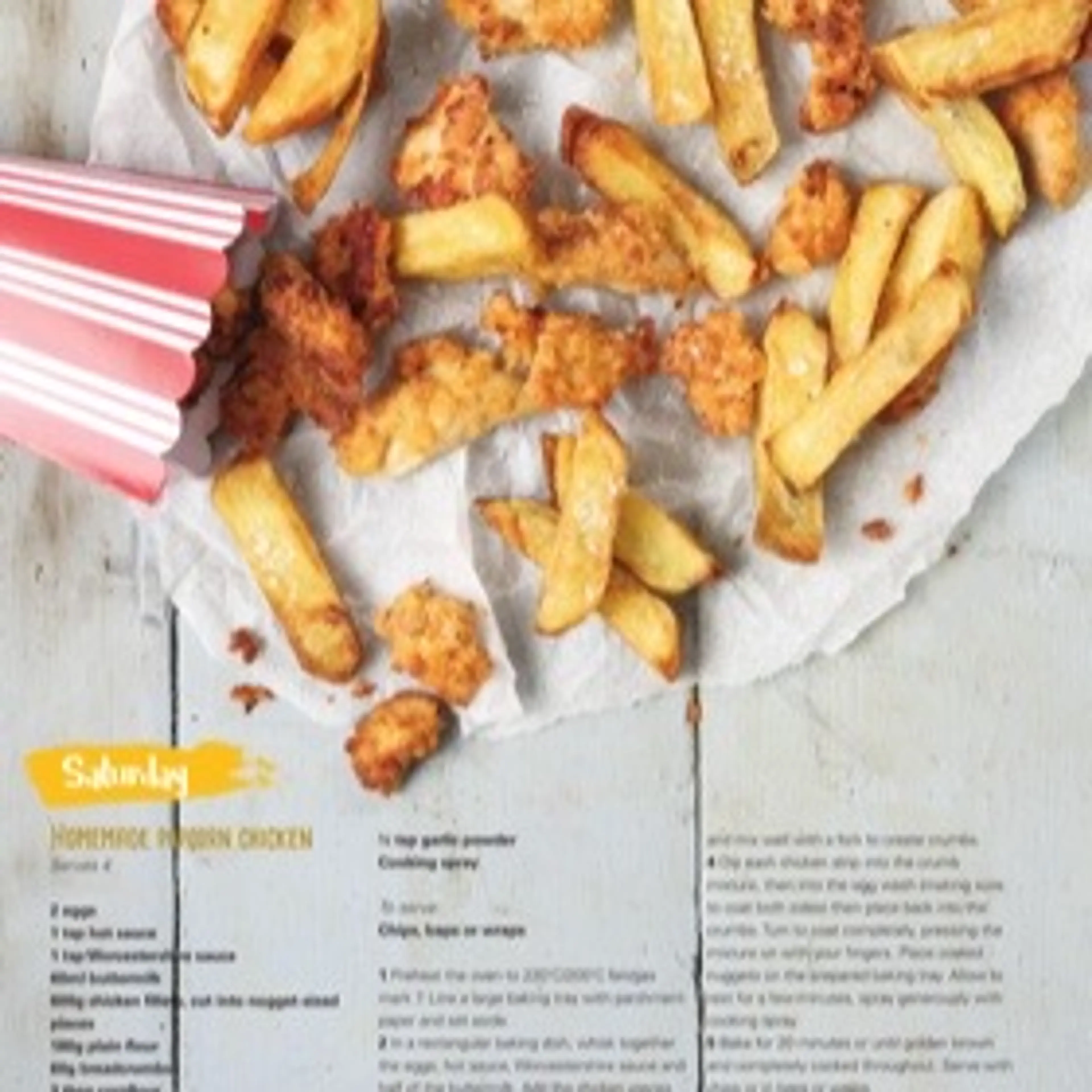 HOMEMADE POPCORN CHICKEN