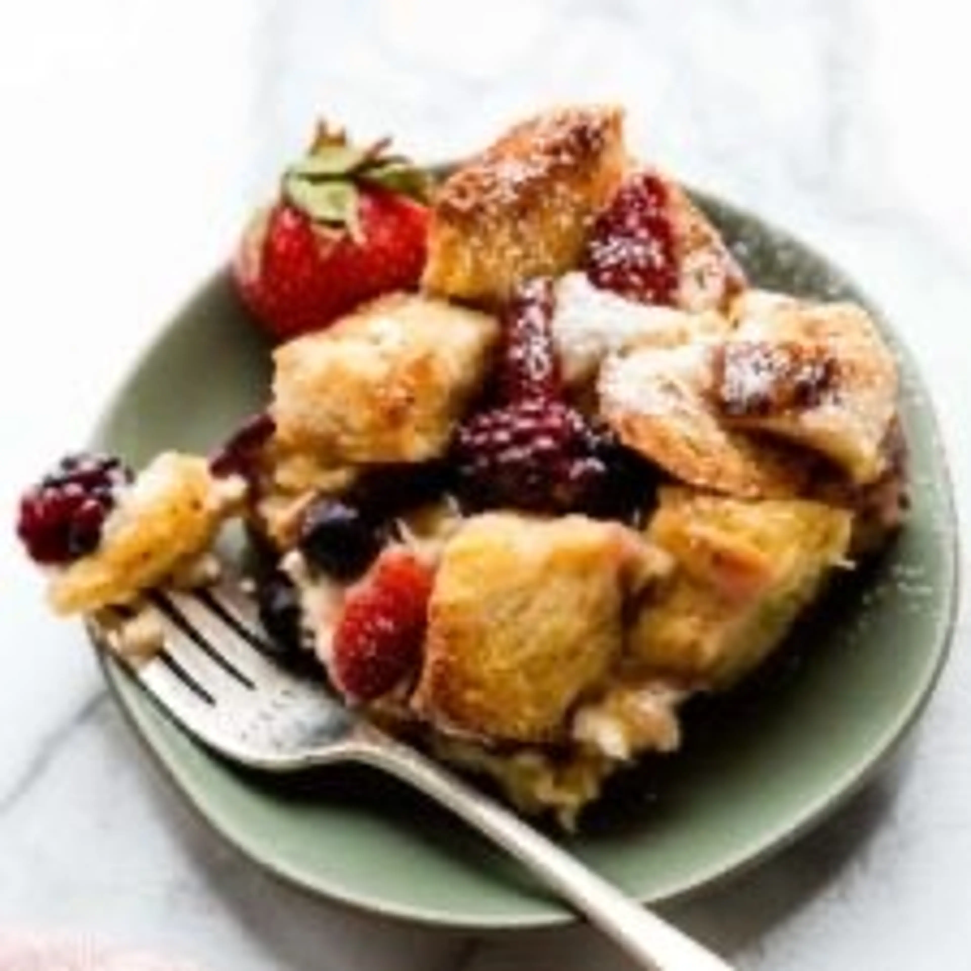 Berries & Cream French Toast Casserole