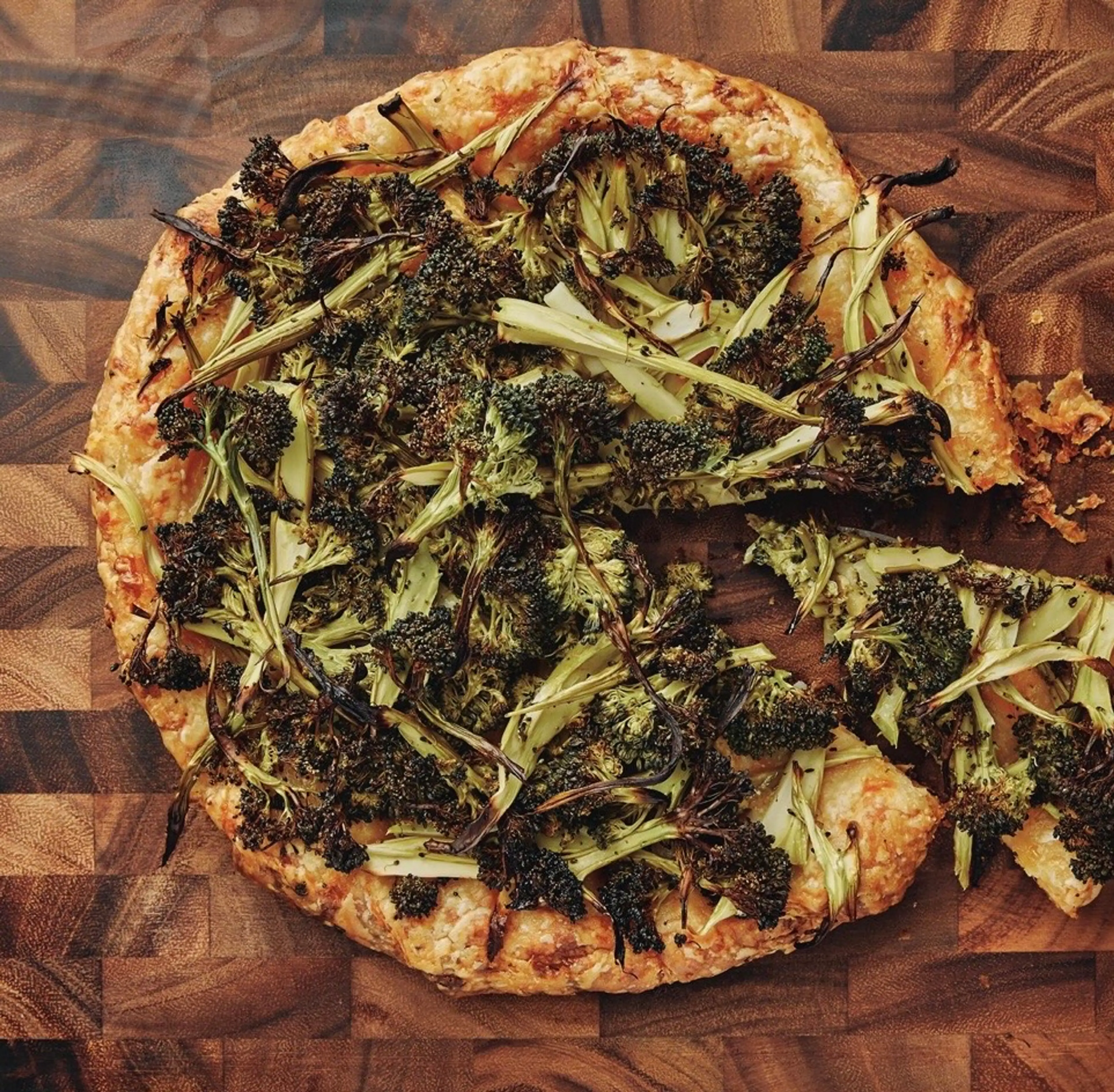Broccoli and Cheese Galette
