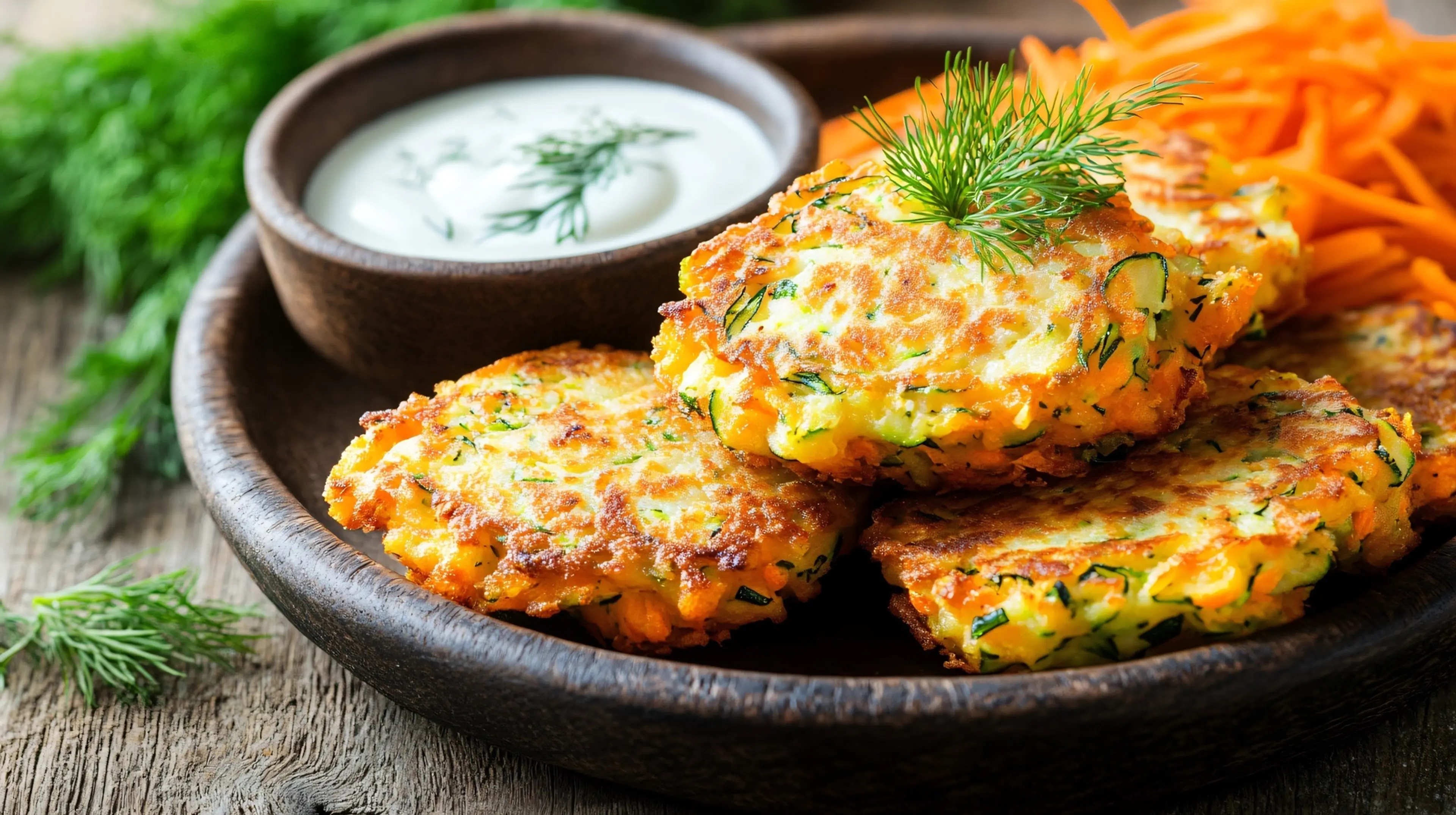 Zucchini-Dill-Bratlinge