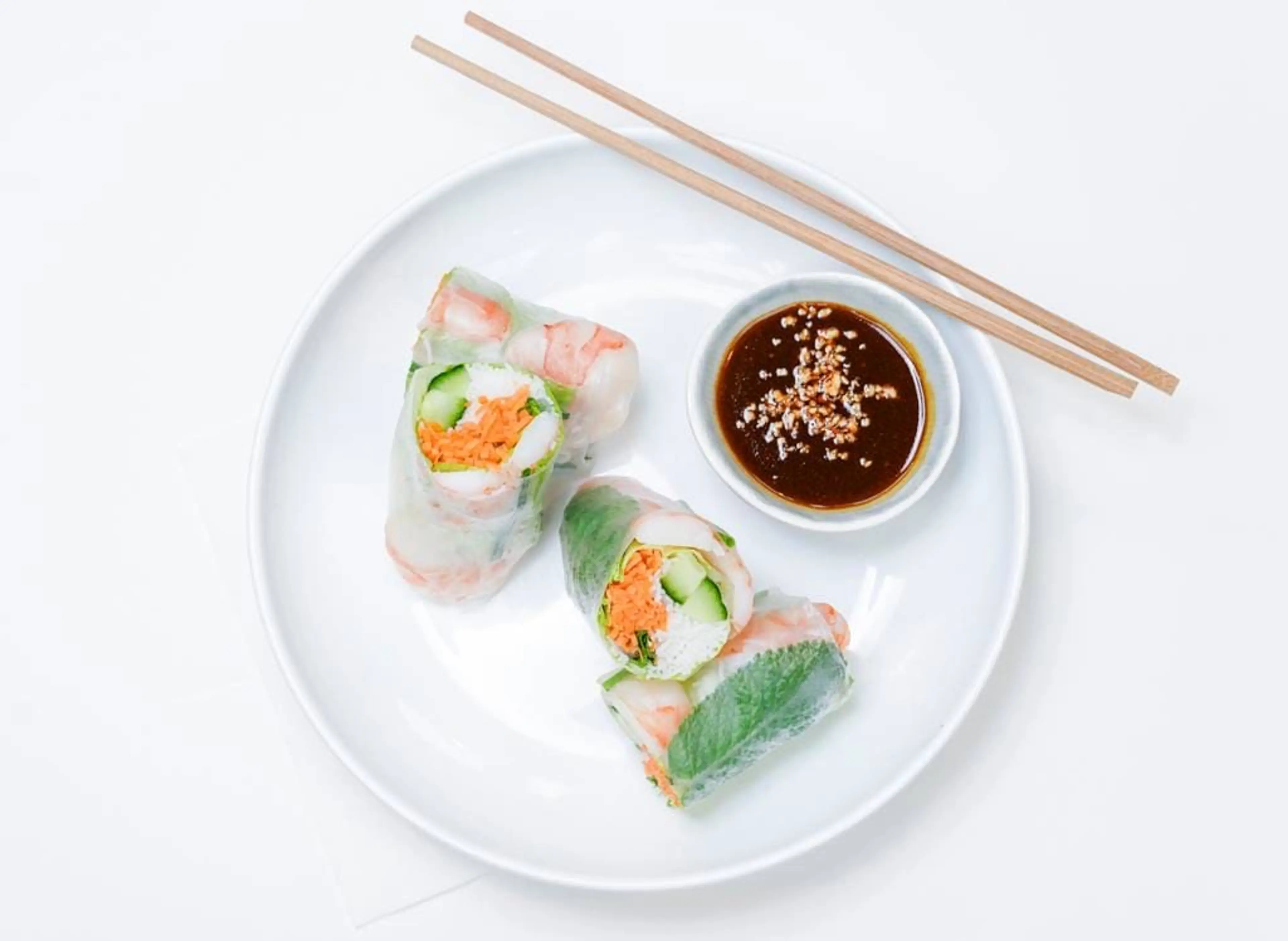 Springrolls met Garnalen