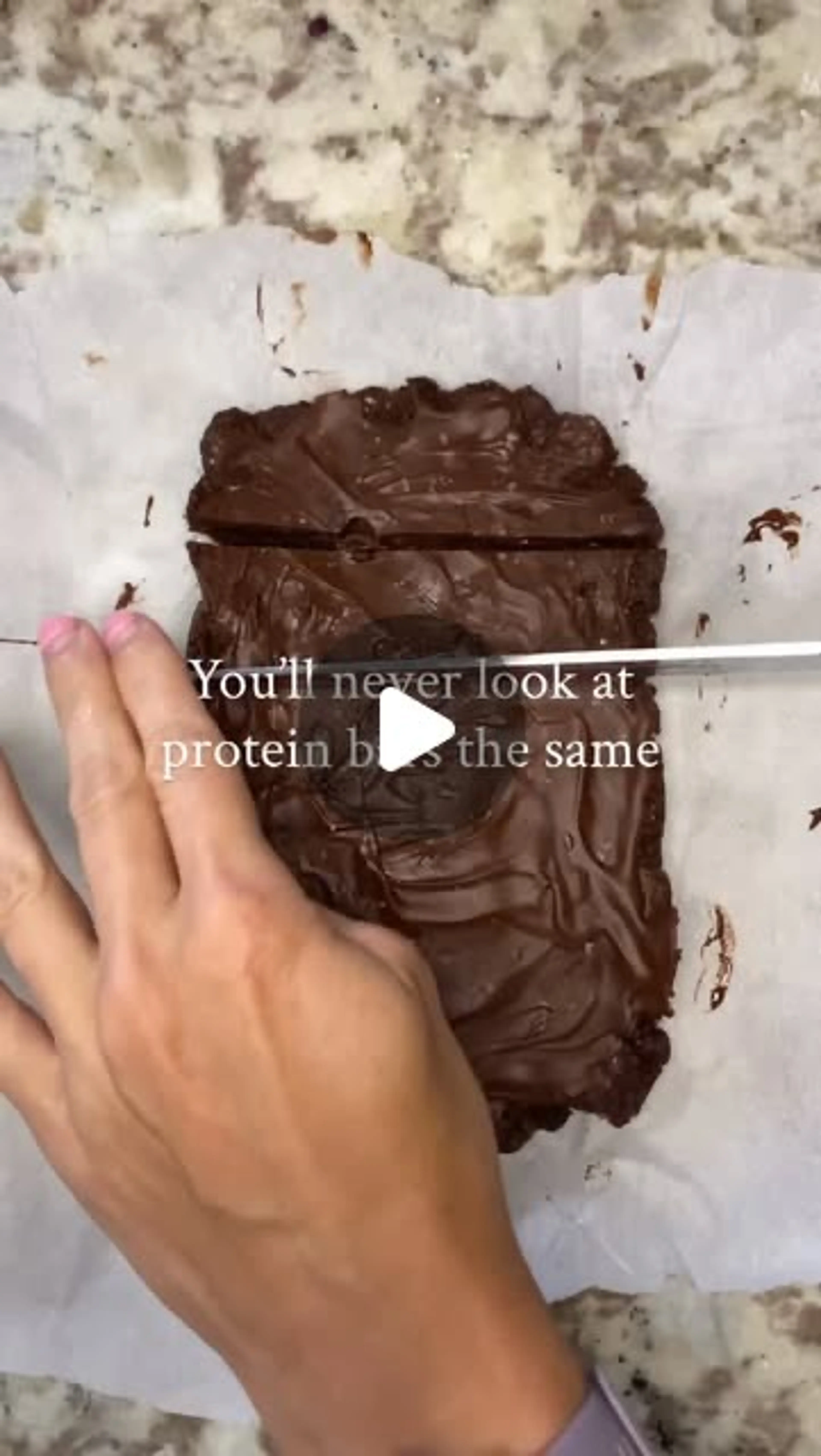 Chocolate protein bars