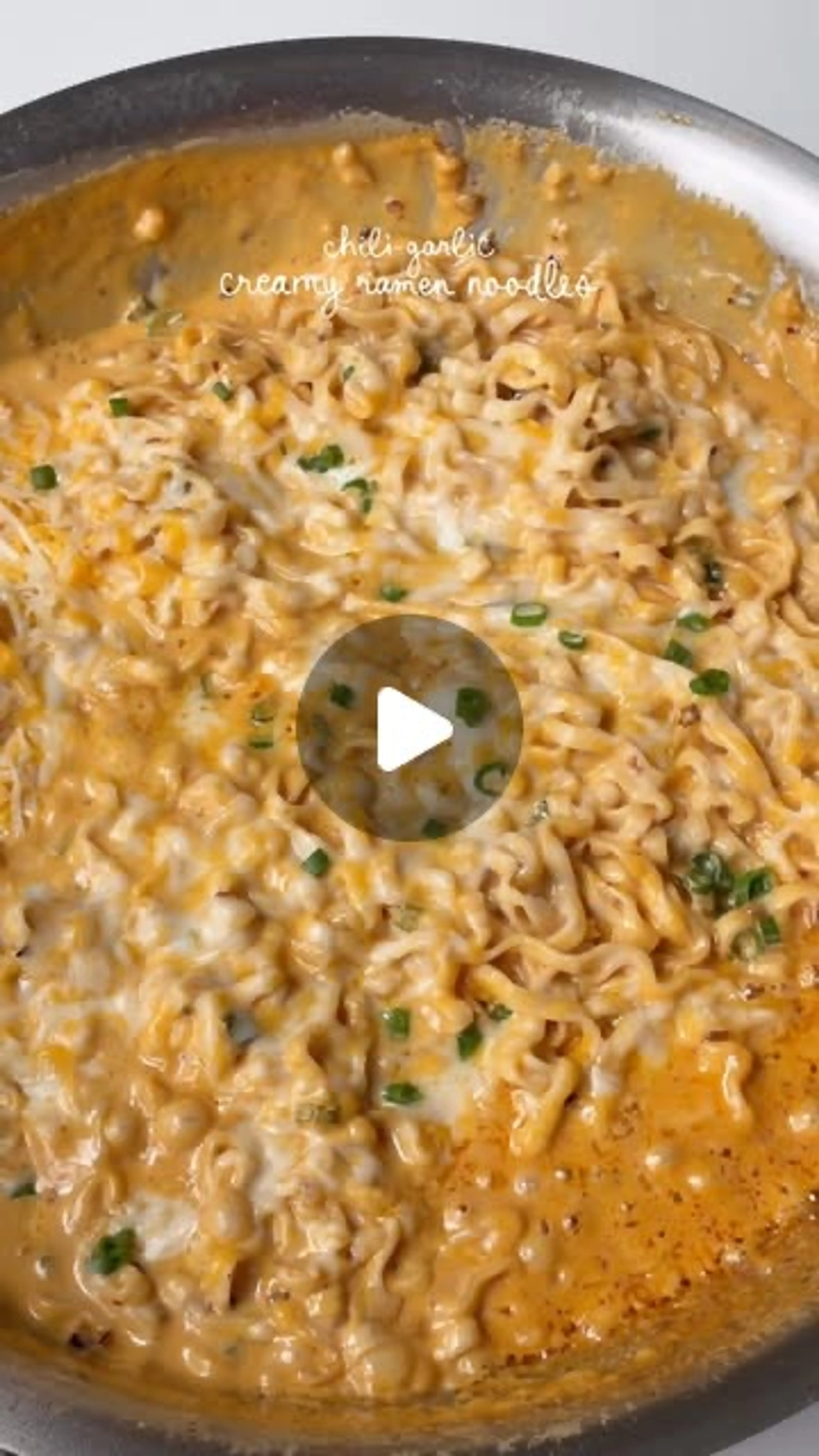 Creamy Garlic Chili Cheese Ramen