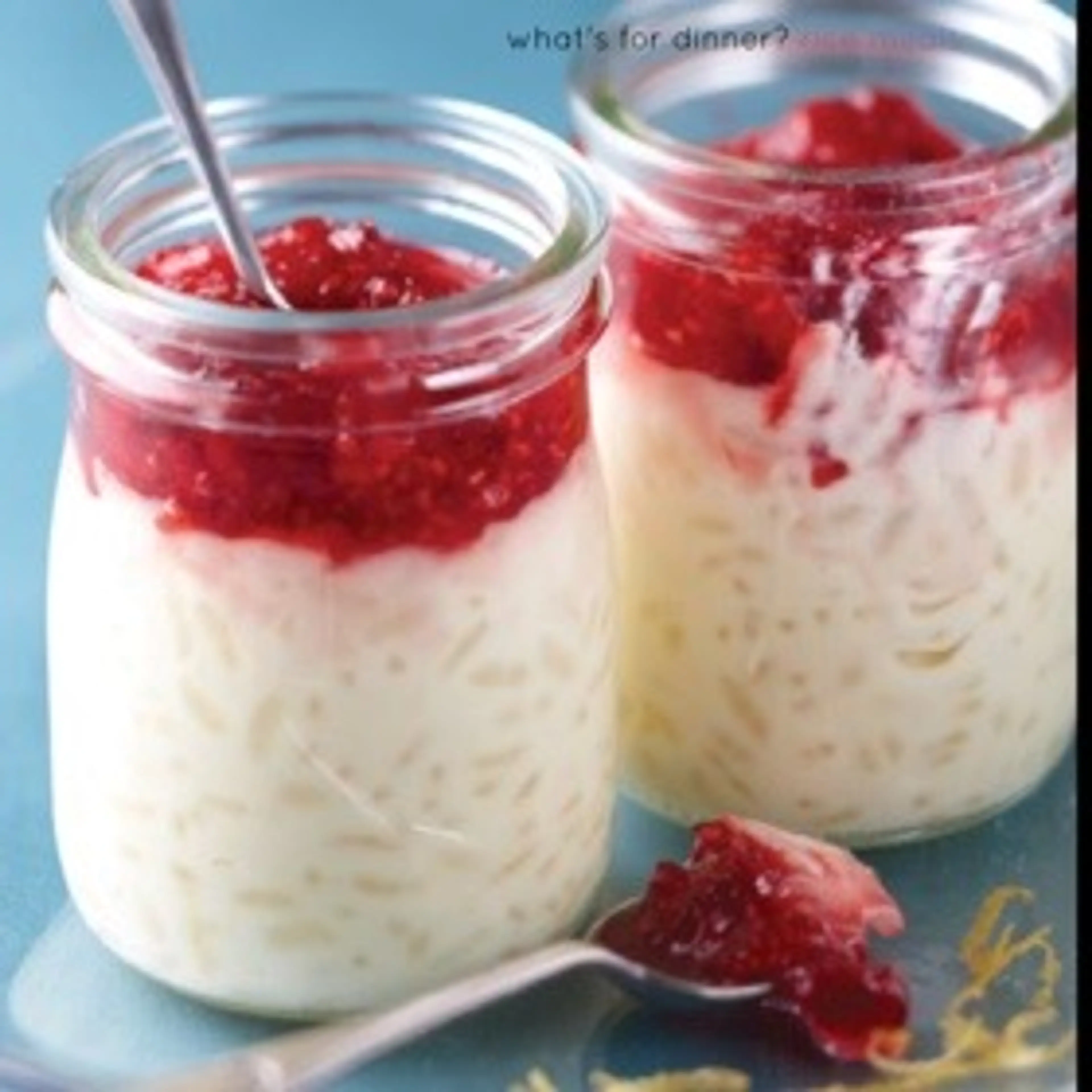 CREAMY LEMON AND VANILLA RICE PUDDING